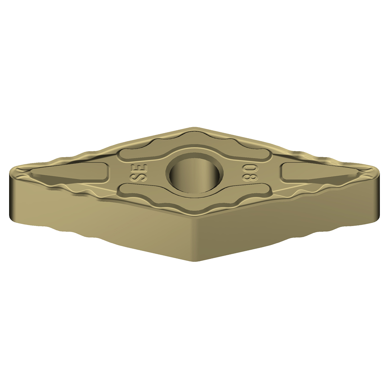 Sumitomo 19W1CCD | VNMG331ESE-AC8020P 0.3750" Circle Diameter x 3.81mm Hole Diameter x 0.0157" Radius Absotech Coated Carbide Turning Insert