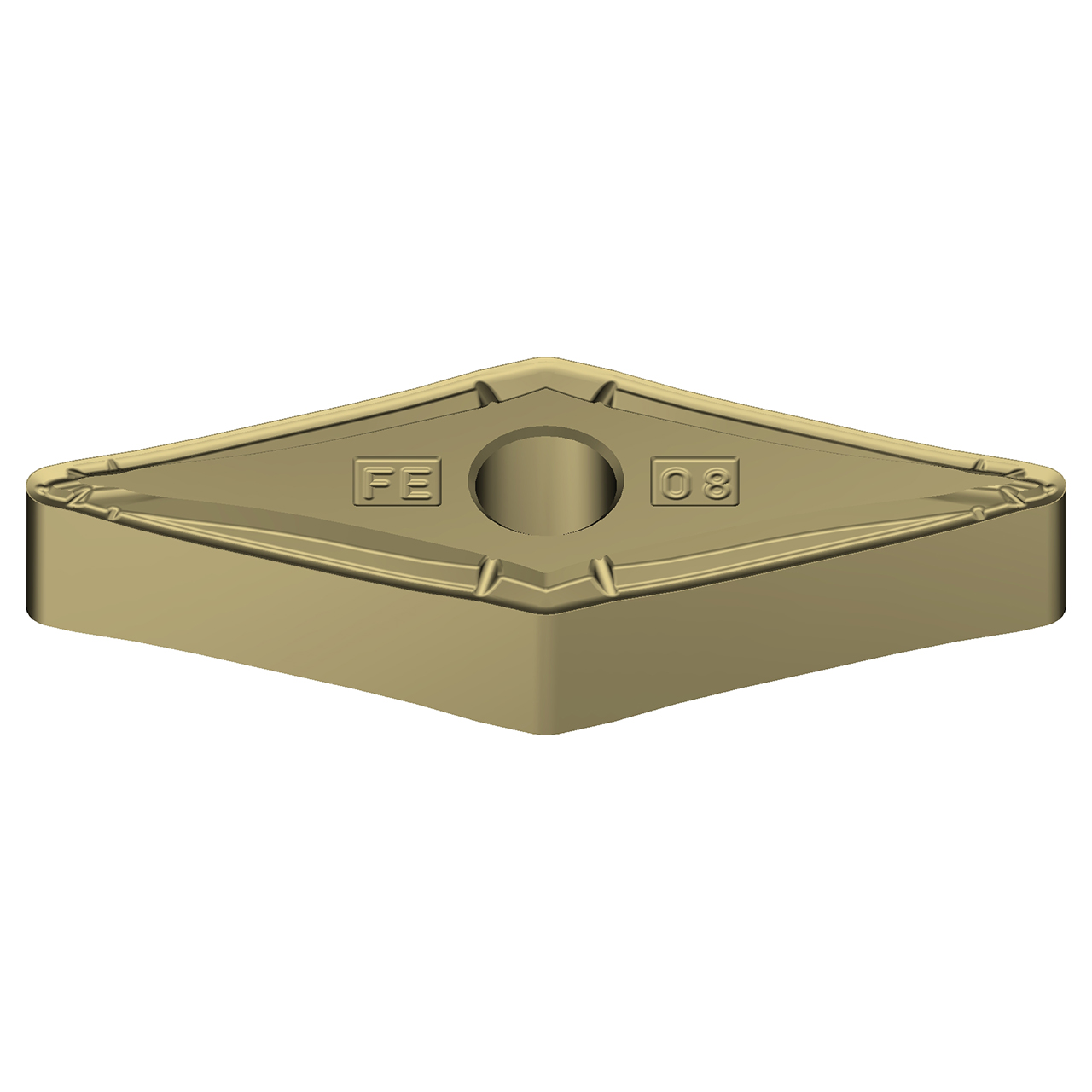 Sumitomo 19W1CUC | VNMG332EFE-AC8020P 0.3750" Circle Diameter x 3.81mm Hole Diameter x 0.0315" Radius Absotech Coated Carbide Turning Insert