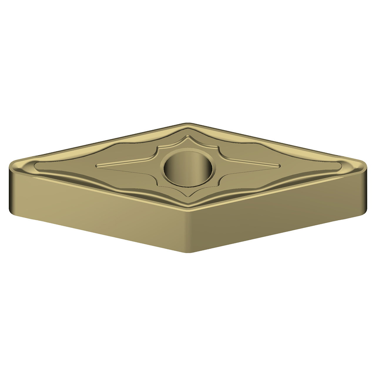 Sumitomo 19W1BEQ | VNMG332EUX-AC8020P 0.3750" Circle Diameter x 3.81mm Hole Diameter x 0.0315" Radius Absotech Coated Carbide Turning Insert