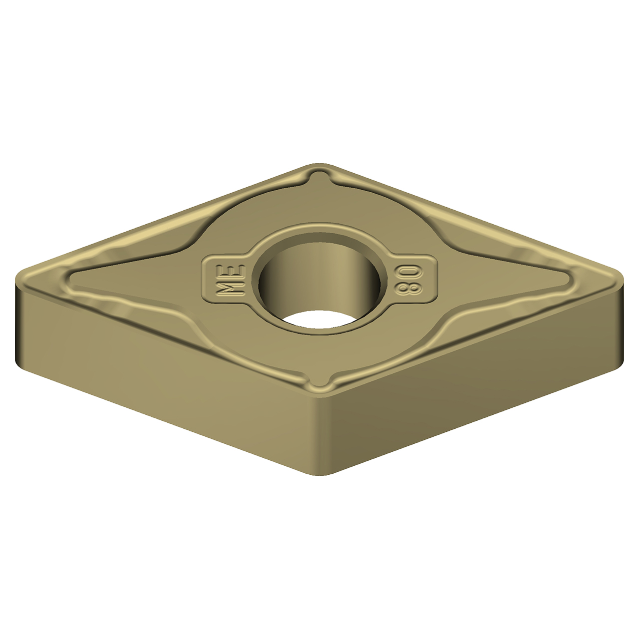 Sumitomo 19W1CEB | DNMG434EME-AC8020P 0.5000" Circle Diameter x 5.16mm Hole Diameter x 0.0630" Radius Absotech Coated Carbide Turning Insert