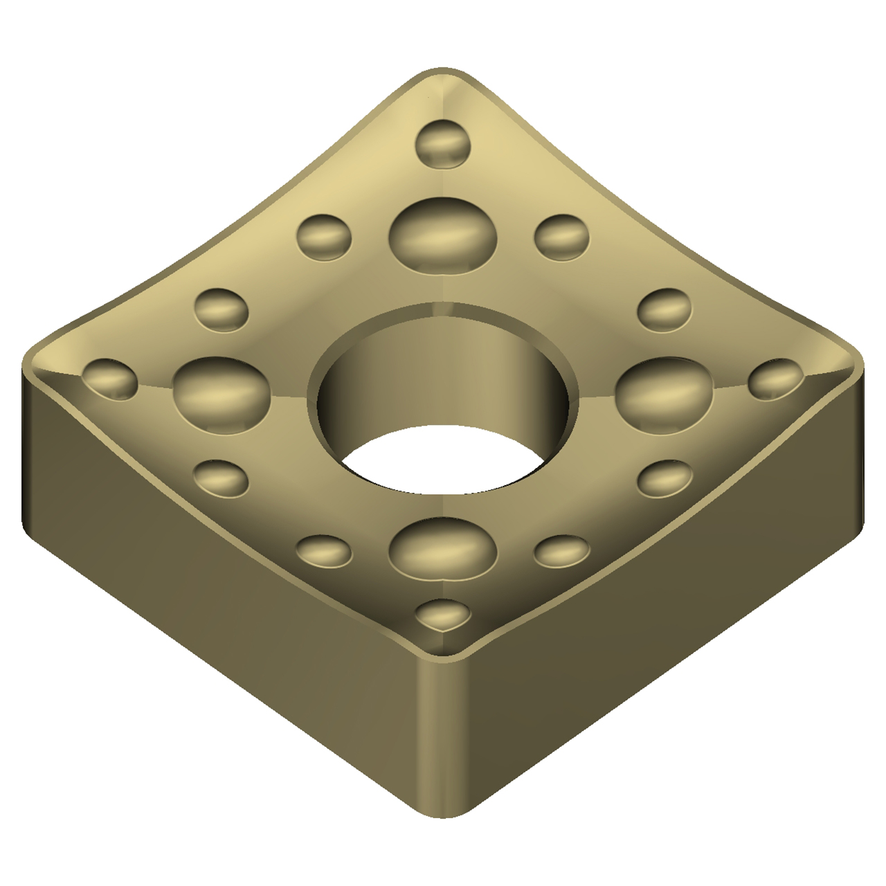 Sumitomo 19W1416 | SNMM434ENP-AC8020P 0.5000" Circle Diameter x 5.16mm Hole Diameter x 0.0630" Radius Absotech Coated Carbide Turning Insert