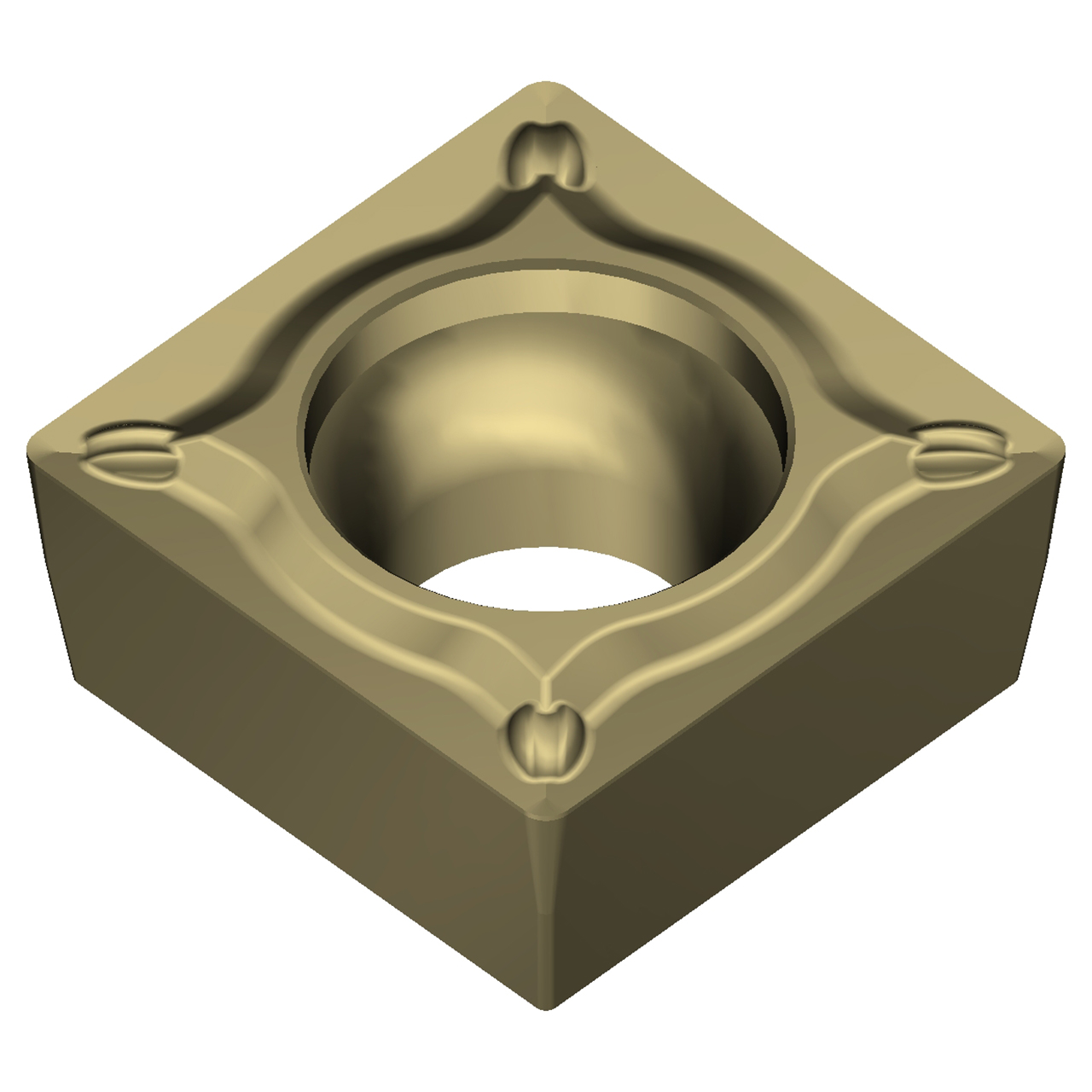 Sumitomo 19W1BPQ | SCMT432ESU-AC8020P 0.5000" Circle Diameter x 5.50mm Hole Diameter x 0.0315" Radius Absotech Coated Carbide Turning Insert