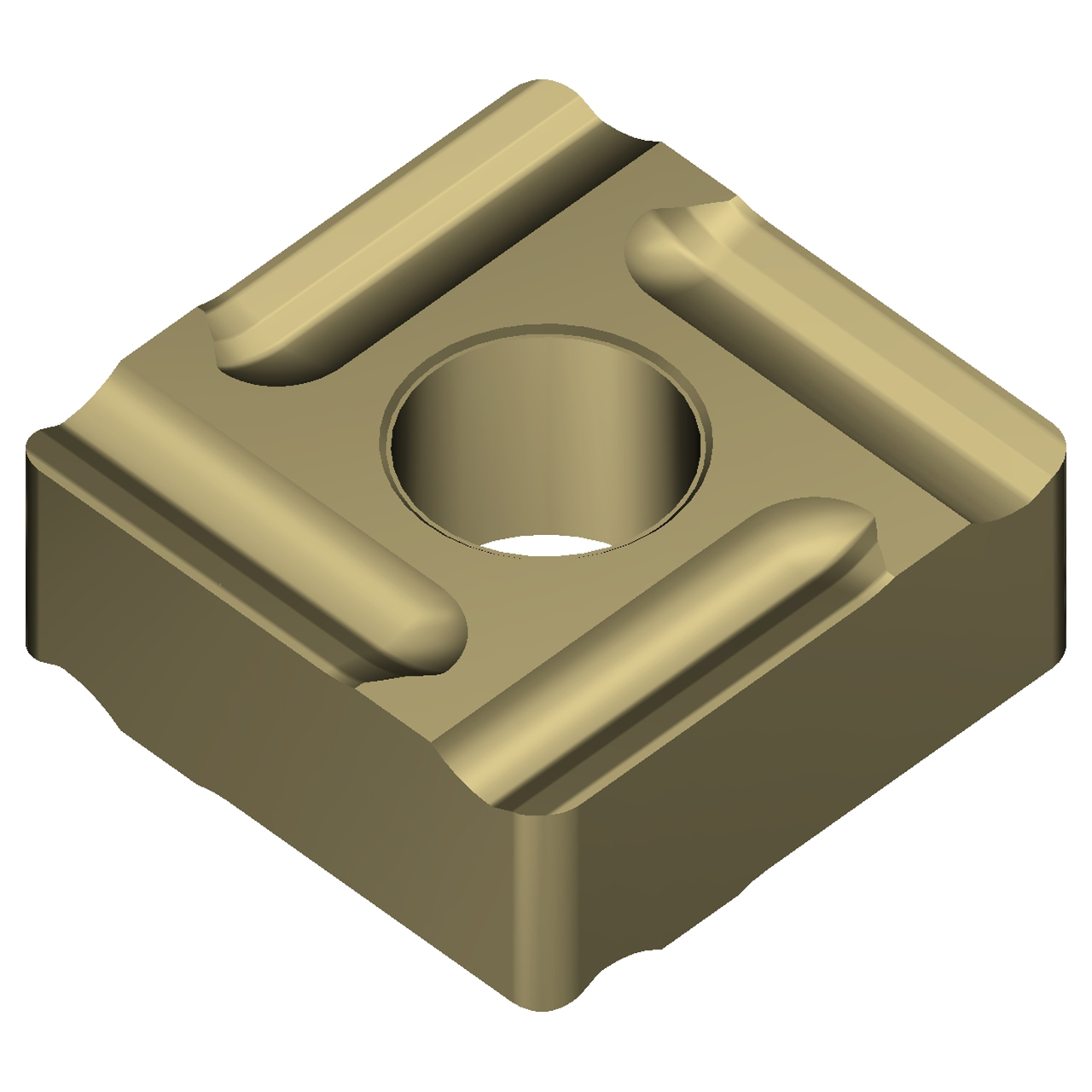 Sumitomo 19W1CBN | SNMG432RHM-AC8020P 0.5000" Circle Diameter x 5.16mm Hole Diameter x 0.0315" Radius Absotech Coated Carbide Turning Insert