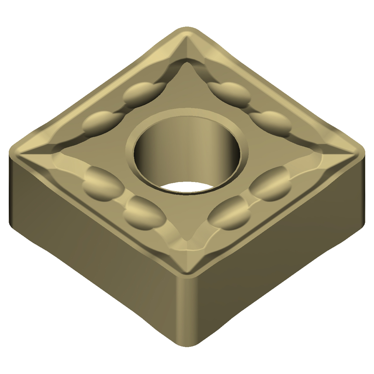 Sumitomo 19W1AFH | SNMG433EMU-AC8020P 0.5000" Circle Diameter x 5.16mm Hole Diameter x 0.0472" Radius Absotech Coated Carbide Turning Insert