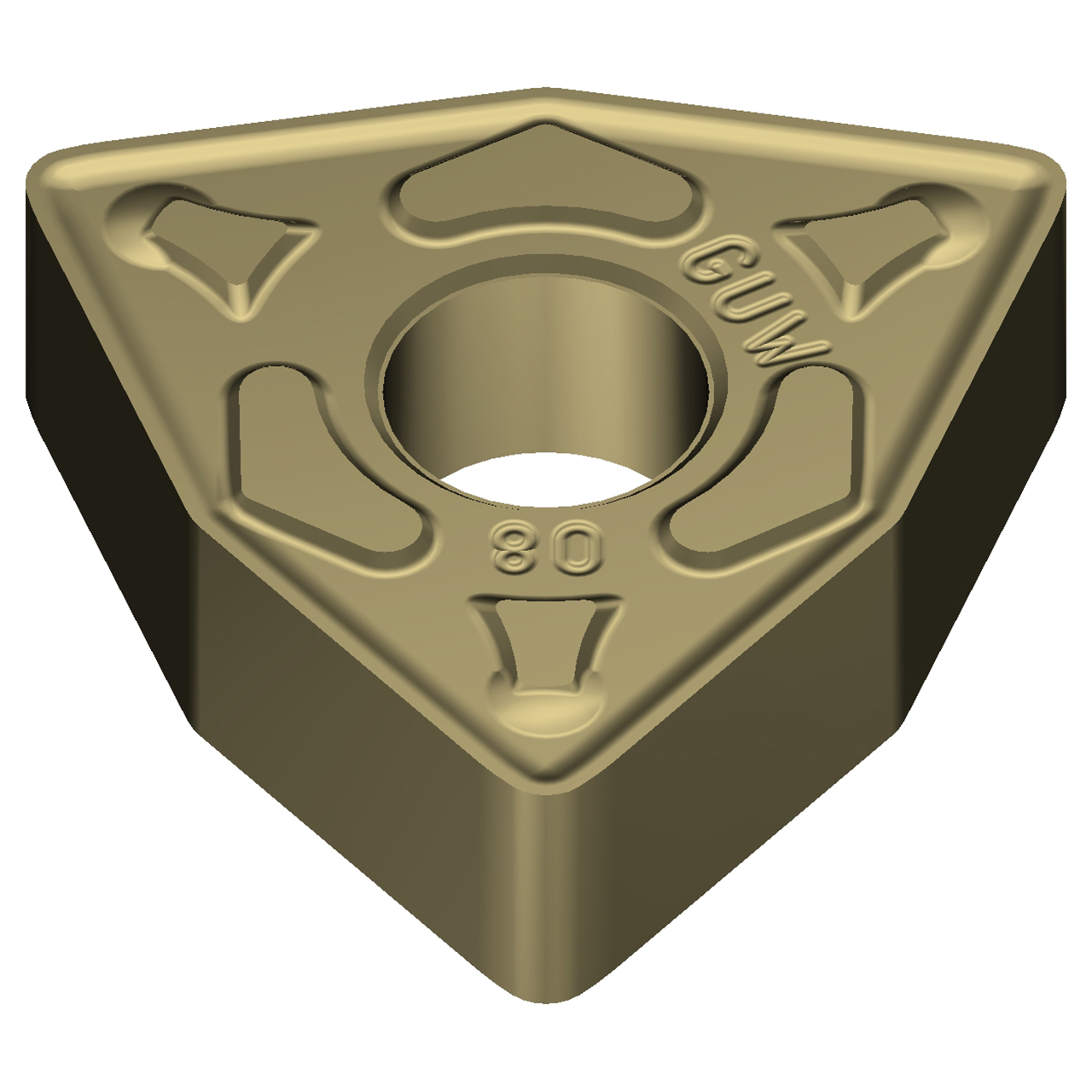 Sumitomo 19W1CQM | WNMG332EGUW-AC8020P 0.3750" Circle Diameter x 3.81mm Hole Diameter x 0.0315" Radius Absotech Coated Carbide Turning Insert