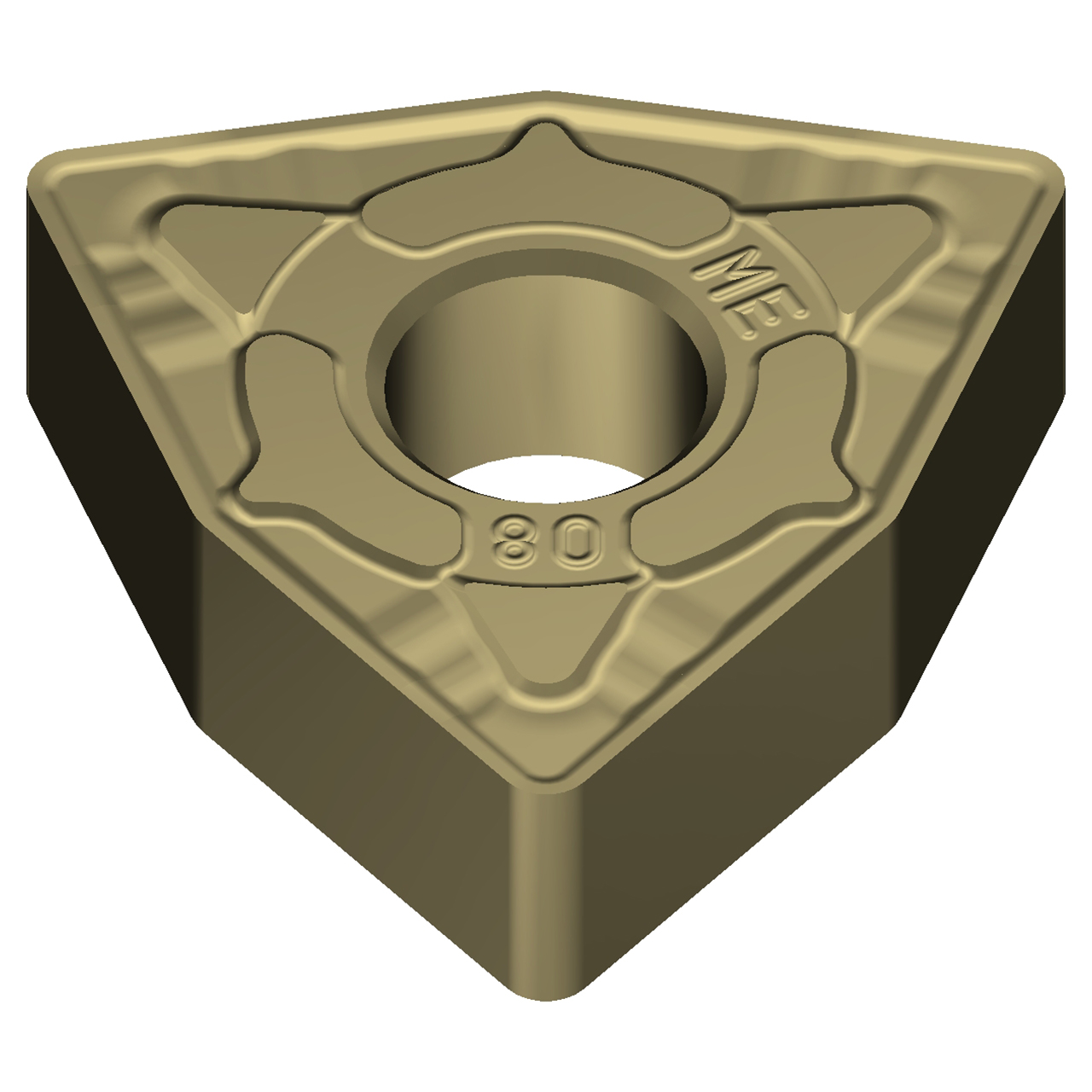 Sumitomo 19W1CFF | WNMG332EME-AC8020P 0.3750" Circle Diameter x 3.81mm Hole Diameter x 0.0315" Radius Absotech Coated Carbide Turning Insert