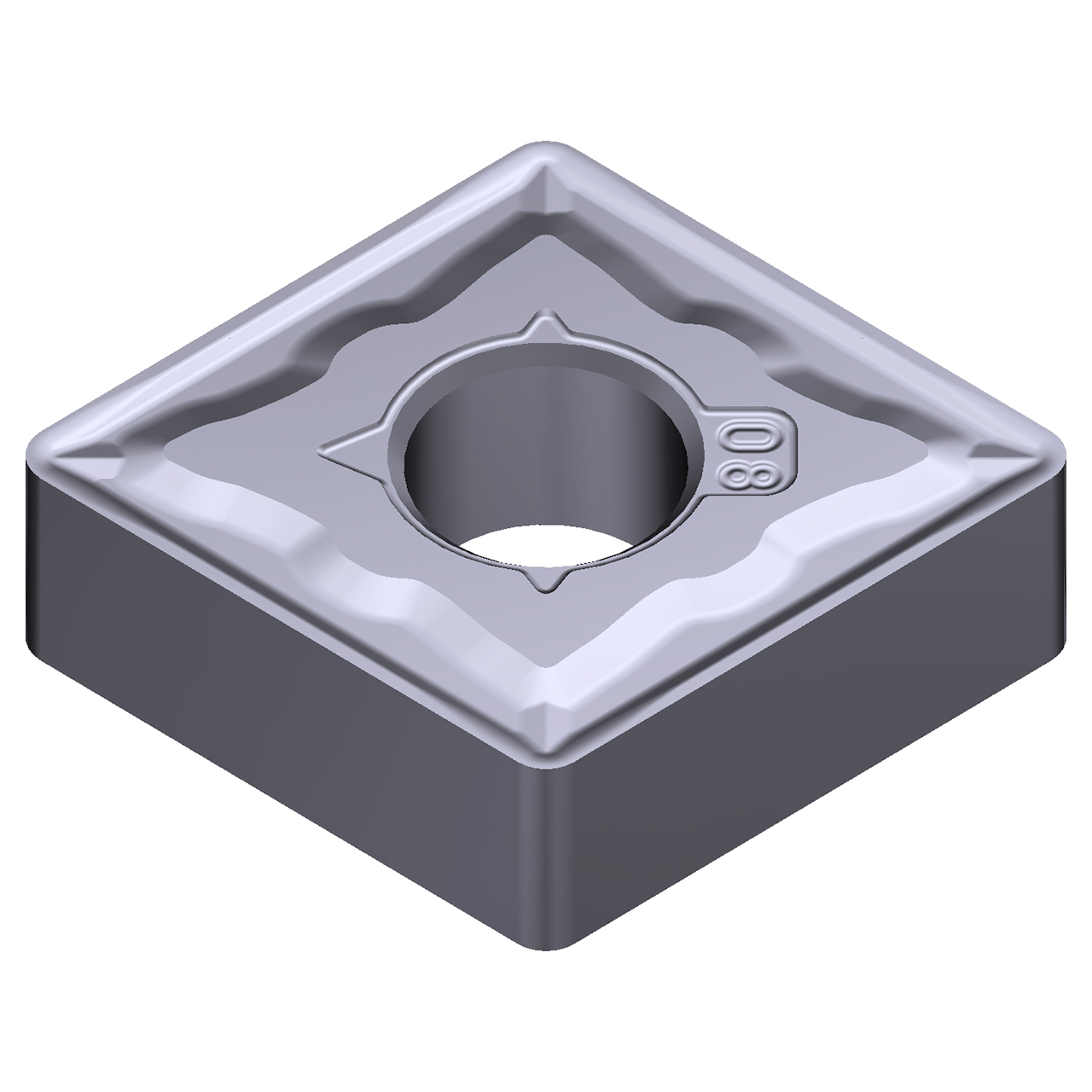 Sumitomo 19W2CNB | CNMG432EEM-AC5005S 0.5000" Circle Diameter x 5.16mm Hole Diameter x 0.0315" Radius Absotech Coated Carbide Turning Insert