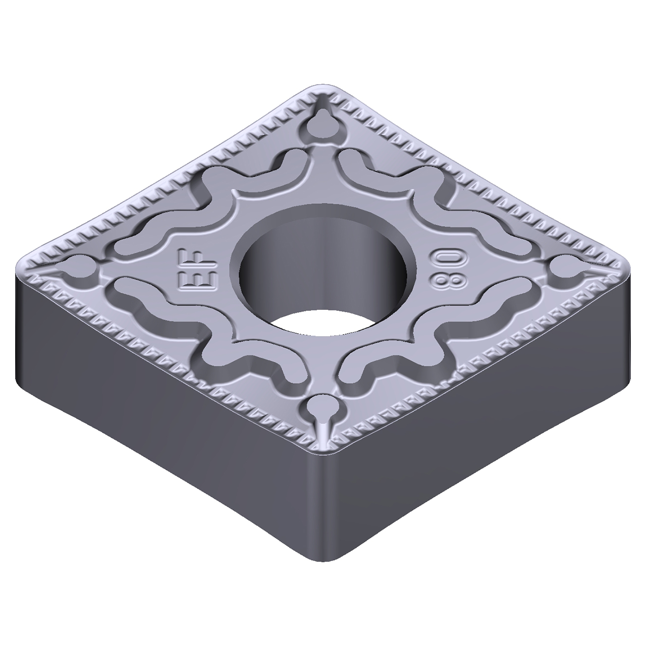 Sumitomo 19W2CQL | CNMG433EEF-AC5005S 0.5000" Circle Diameter x 5.16mm Hole Diameter x 0.0472" Radius Absotech Coated Carbide Turning Insert