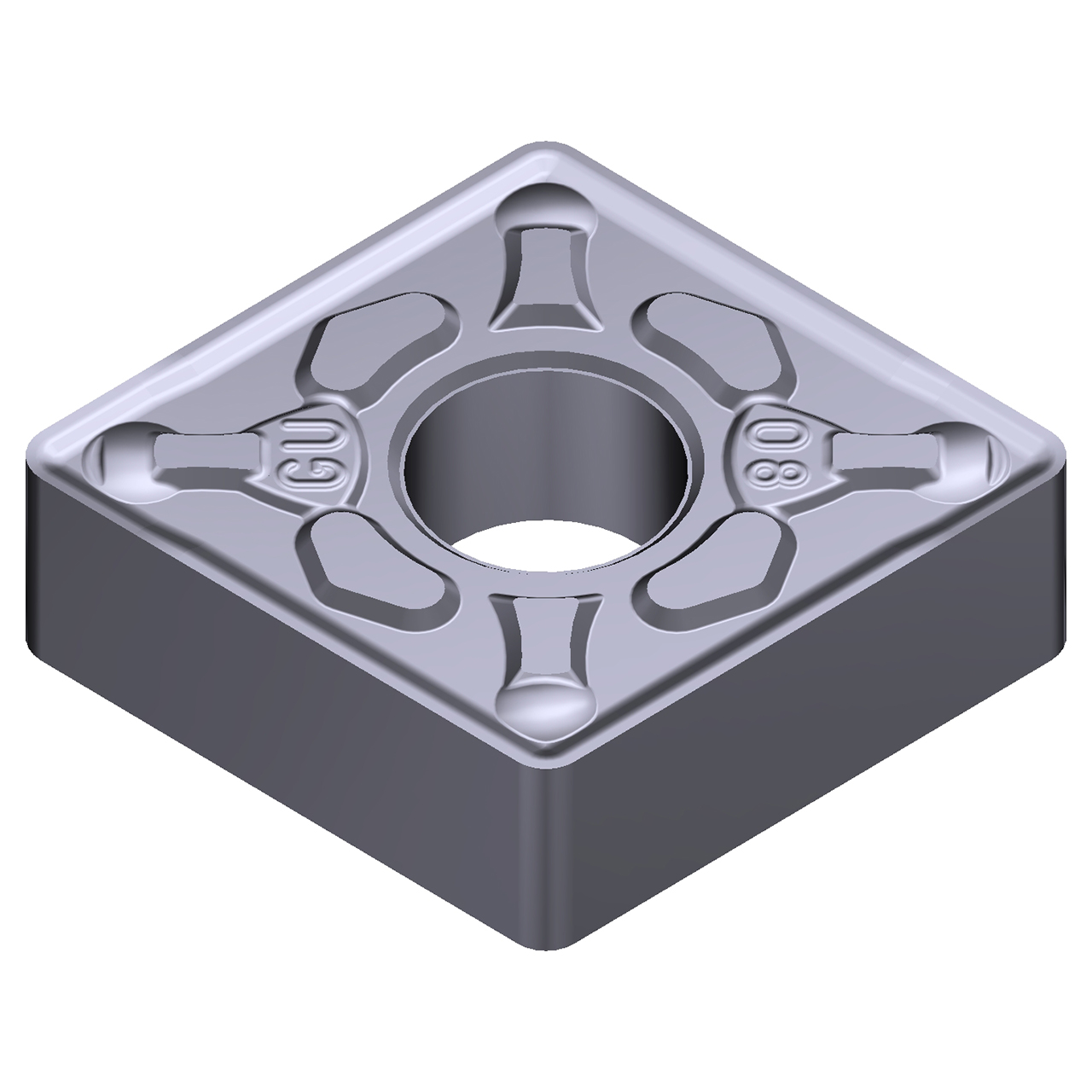Sumitomo 19W2336 | CNMG433EGU-AC5005S 0.5000" Circle Diameter x 5.16mm Hole Diameter x 0.0472" Radius Absotech Coated Carbide Turning Insert