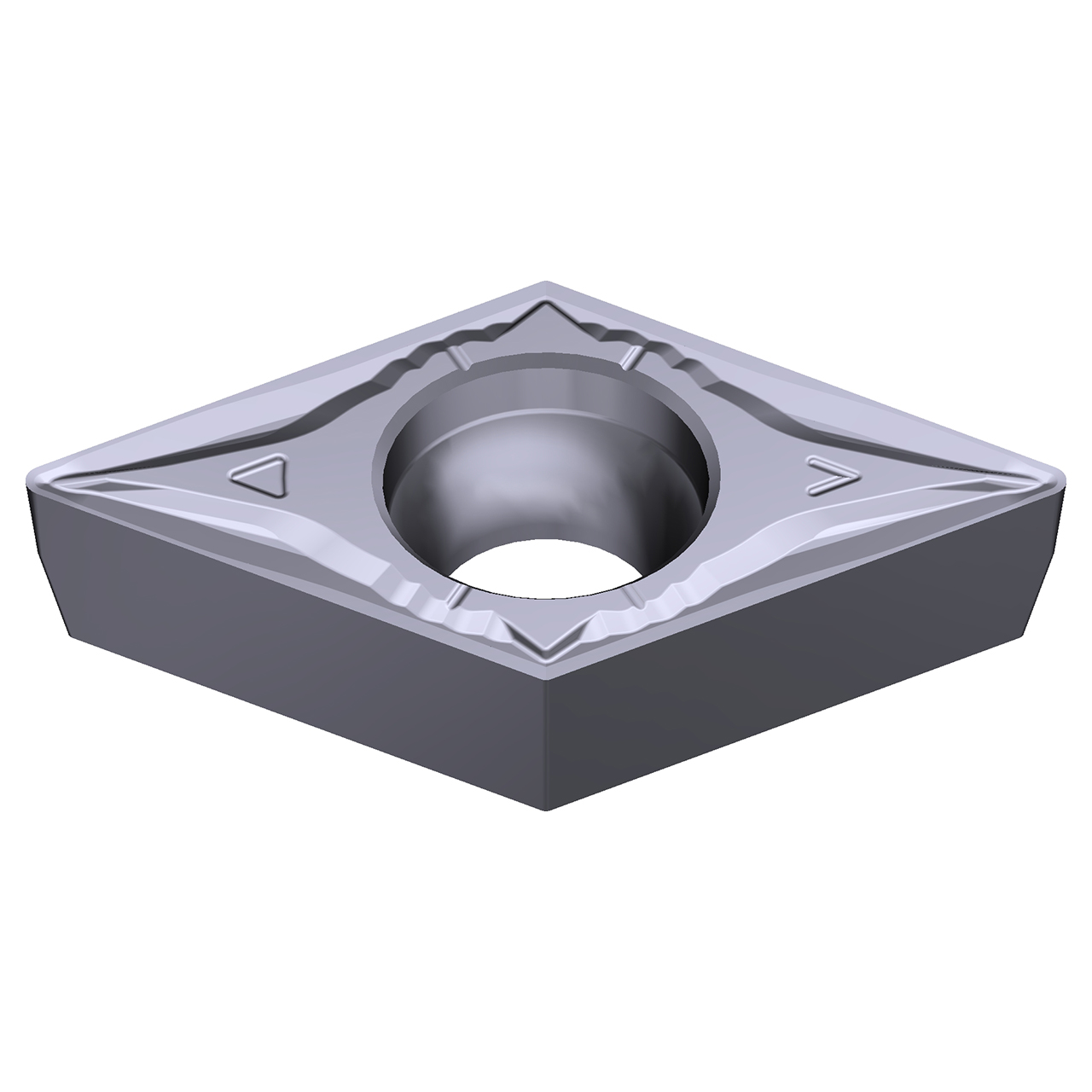 Sumitomo 19W2DCX | DCMT32.51EGU-AC5005S 0.3750" Circle Diameter x 4.40mm Hole Diameter x 0.0157" Radius Absotech Coated Carbide Turning Insert
