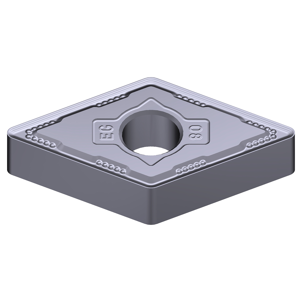 Sumitomo 10W2W44 | DNGG432EEG-AC5005S 0.5000" Circle Diameter x 5.16mm Hole Diameter x 0.0315" Radius Absotech Coated Carbide Turning Insert