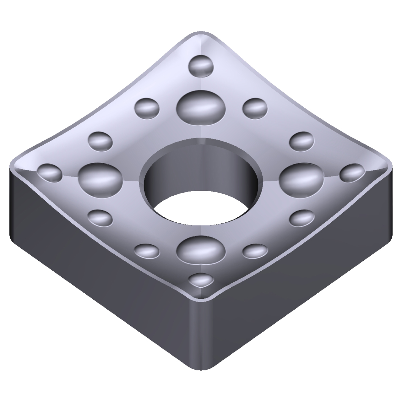 Sumitomo 19W2419 | SNMM644ENP-AC5005S 0.7500" Circle Diameter x 7.94mm Hole Diameter x 0.0630" Radius Absotech Coated Carbide Turning Insert