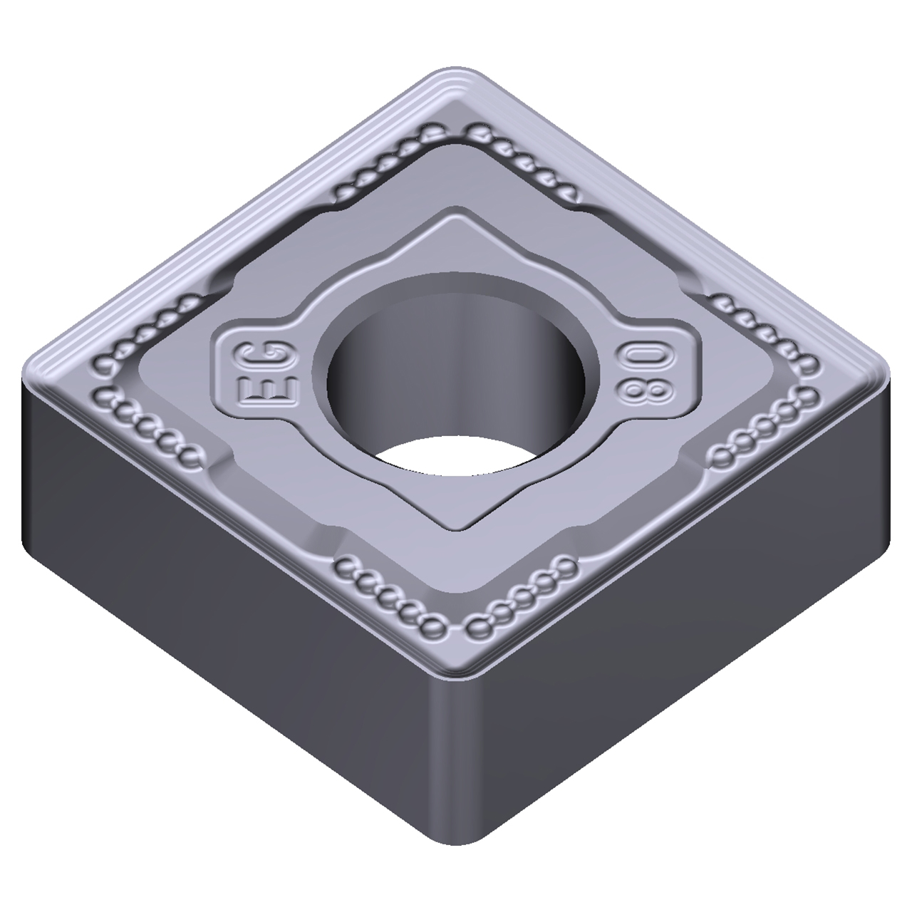 Sumitomo 19W2CGF | SNMG432EEG-AC5005S 0.5000" Circle Diameter x 5.16mm Hole Diameter x 0.0315" Radius Absotech Coated Carbide Turning Insert