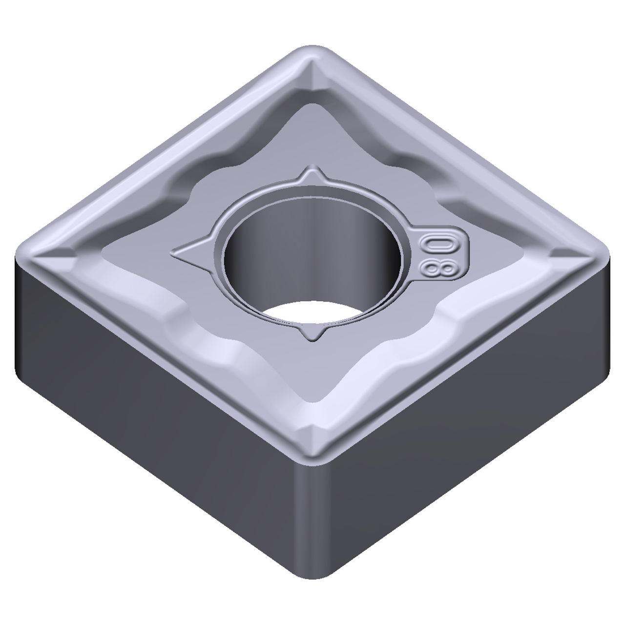Sumitomo 19W2CNP | SNMG432EEM-AC5005S 0.5000" Circle Diameter x 5.16mm Hole Diameter x 0.0315" Radius Absotech Coated Carbide Turning Insert