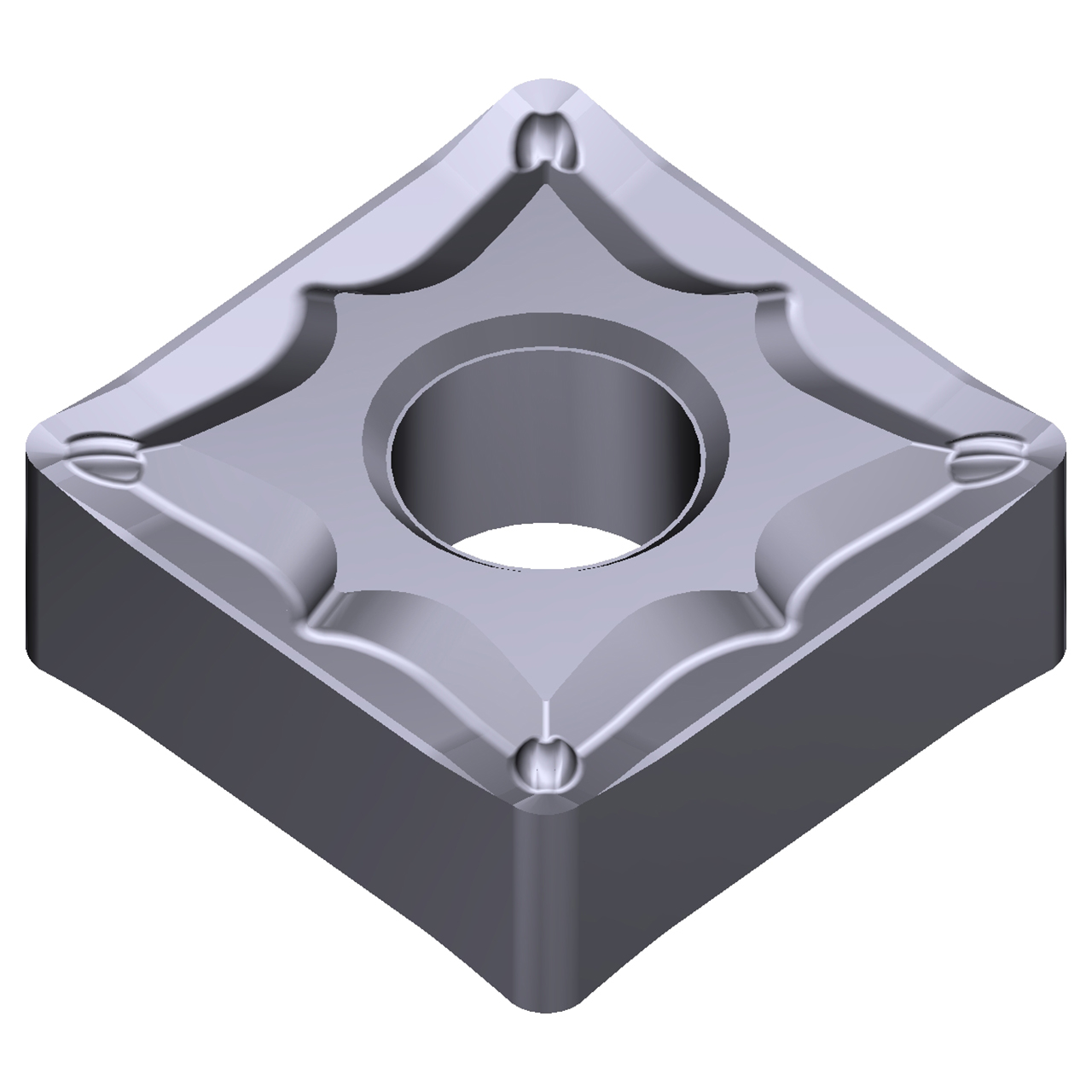 Sumitomo 19W2APJ | SNMG432ESU-AC5005S 0.5000" Circle Diameter x 5.16mm Hole Diameter x 0.0315" Radius Absotech Coated Carbide Turning Insert