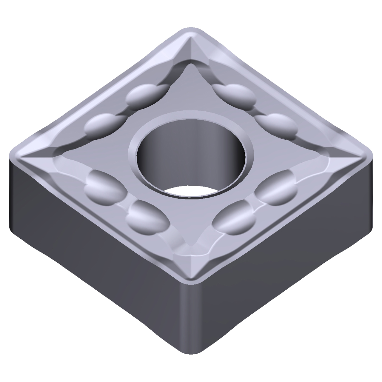 Sumitomo 19W2AFH | SNMG433EMU-AC5005S 0.5000" Circle Diameter x 5.16mm Hole Diameter x 0.0472" Radius Absotech Coated Carbide Turning Insert