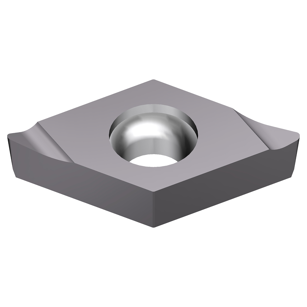Sumitomo 10R4580 | DCGT21.51RFY-AC1030U 0.2500" Circle Diameter x 2.80mm Hole Diameter x 0.0157" Radius Absotech Coated Carbide Turning Insert