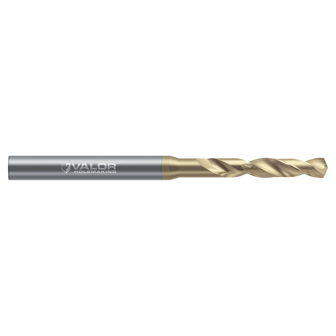 Valor V883385 | 7.600mm Drill Diameter x 42.000mm Maximum Drill Depth x 100.000mm OAL 2 Flute Uncoated Screw Machine Length Drill Bit