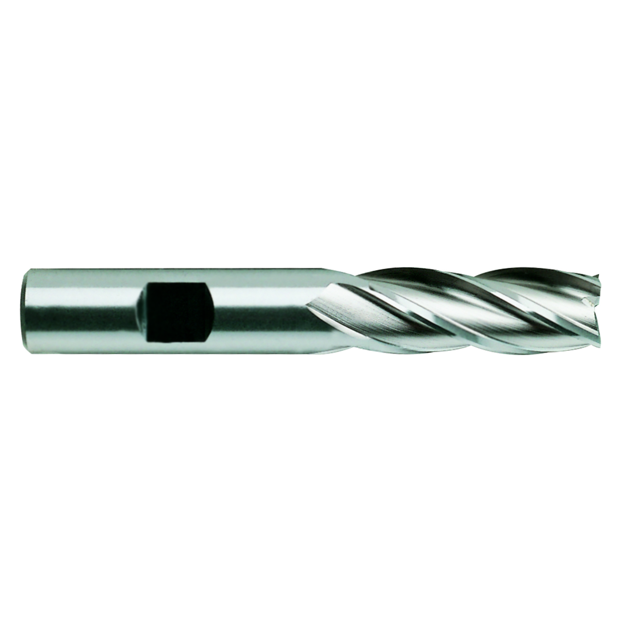 YG1 04144HE | 7/8" Diameter x 7/8" Shank x 1-7/8" LOC x 4-1/8" OAL x 30 Degree Helix Angle 4 Flute AlTiN Coated HSS E1031 Square End Mill