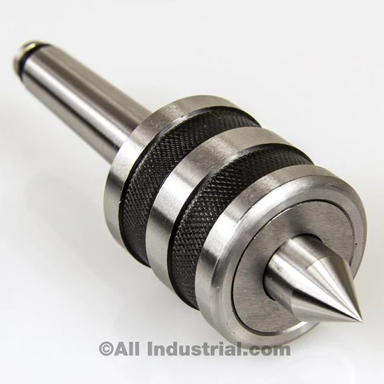 All Industrial 46002 | MT2 Live Center Morse Taper 2MT Triple Bearing Lathe Medium Duty CNC