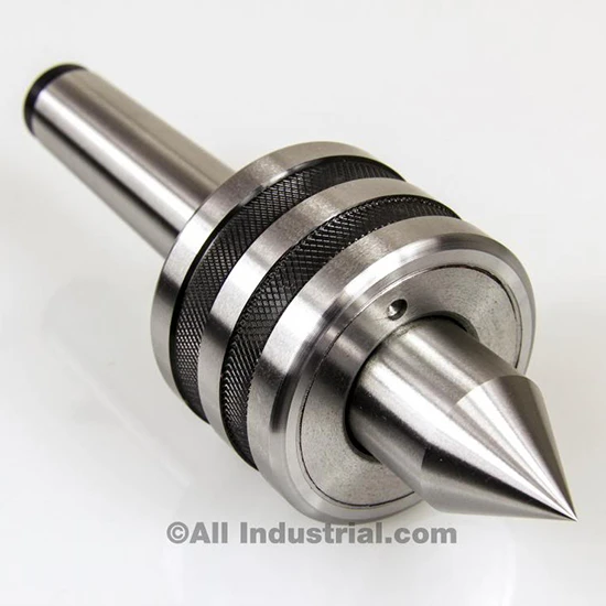 All Industrial 46003 | MT3 Live Center Morse Taper 3MT Triple Bearing Lathe Medium Duty CNC