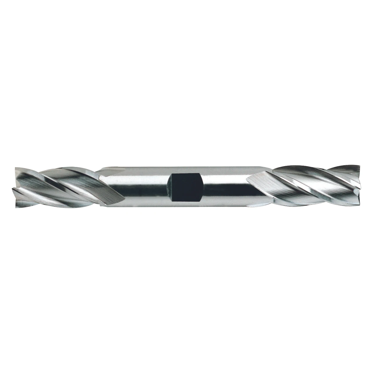 YG1 13127HF | 13/16" Diameter x 7/8" Shank x 1-7/8" LOC x 6-1/8" OAL x 30 Degree Helix Angle 4 Flute TiAlN-Futura Coated HSS E1053 Double Ended Square End Mill