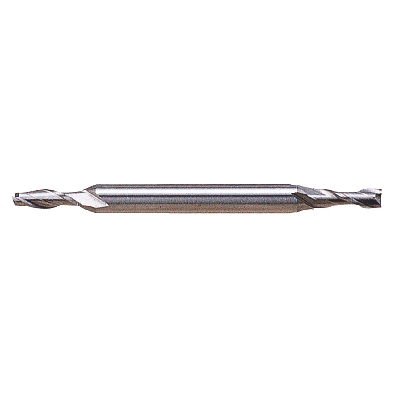 YG1 50014HC | 1/8" Diameter x 3/16" Shank x 3/8" LOC x 2-1/4" OAL x 30 Degree Helix Angle 2 Flute TiCN Coated HSS E1003 Double Ended Miniature End Mill