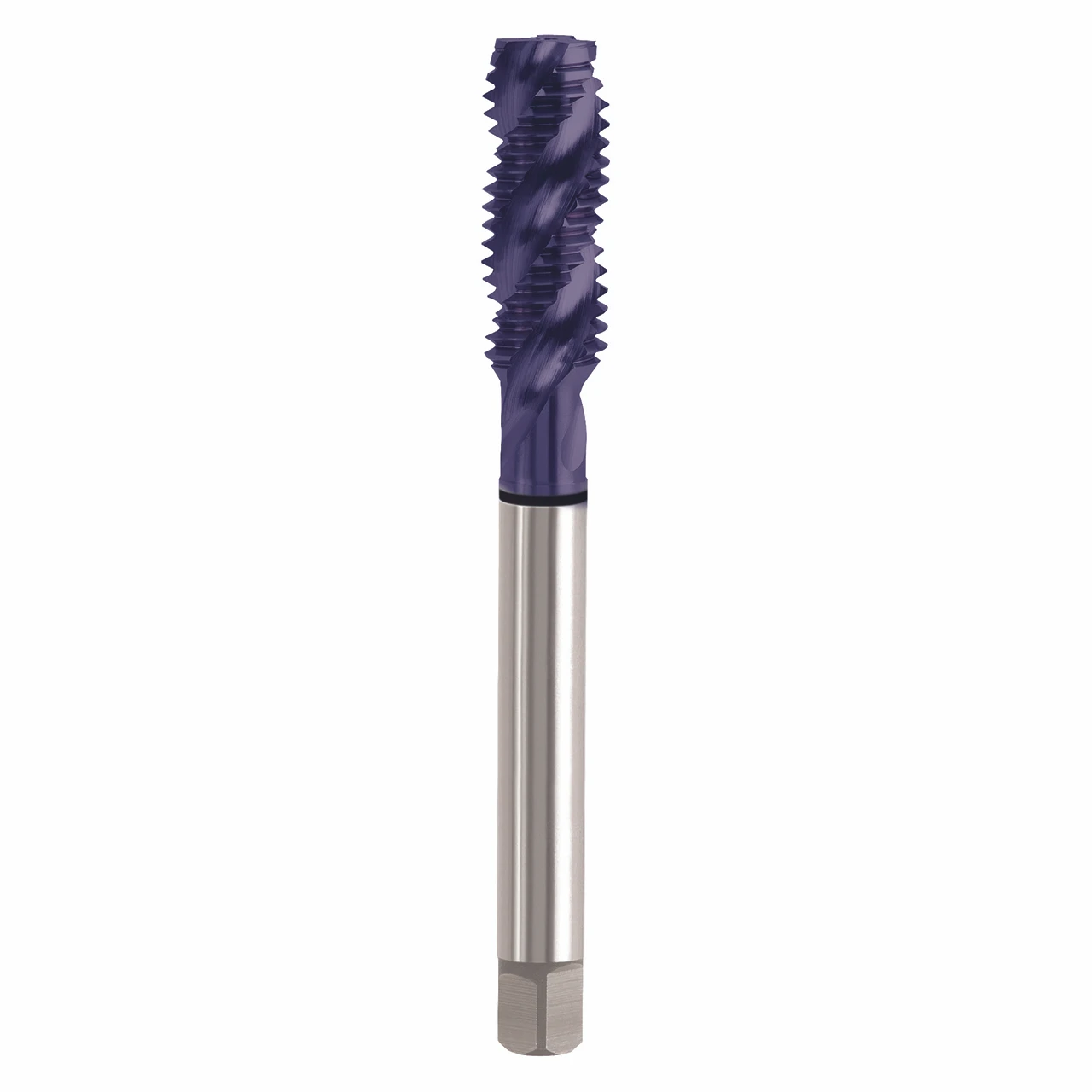YG1 T6786 | 1-8 Size 1.0000" Diameter x 0.8000" Shank x 5.1300" OAL 4 Flute Bright Coated HSS-EX Spiral Flute Tap
