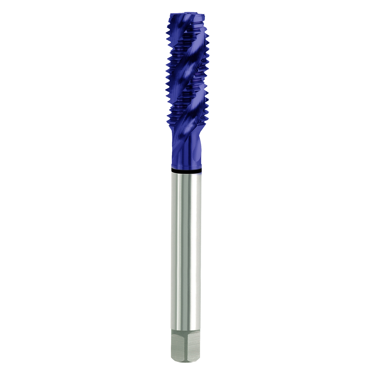 YG1 T9224 | M3.5x0.60mm Size x 3.58mm Shank x 7.01mm Thread Length x 50.80mm OAL x 40 Degree Helix Angle M D4 3 Flute Bright Coated HSS-E T9 Spiral Flute Tap