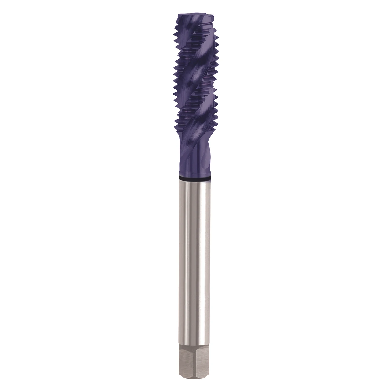 YG1 TA365C | M8x1.25mm Size x 8.08mm Shank x 11.99mm Thread Length x 89.99mm OAL x 40 Degree Helix Angle M D5 3 Flute TICN Coated HSS-E TA-C Spiral Flute Bottom Tap
