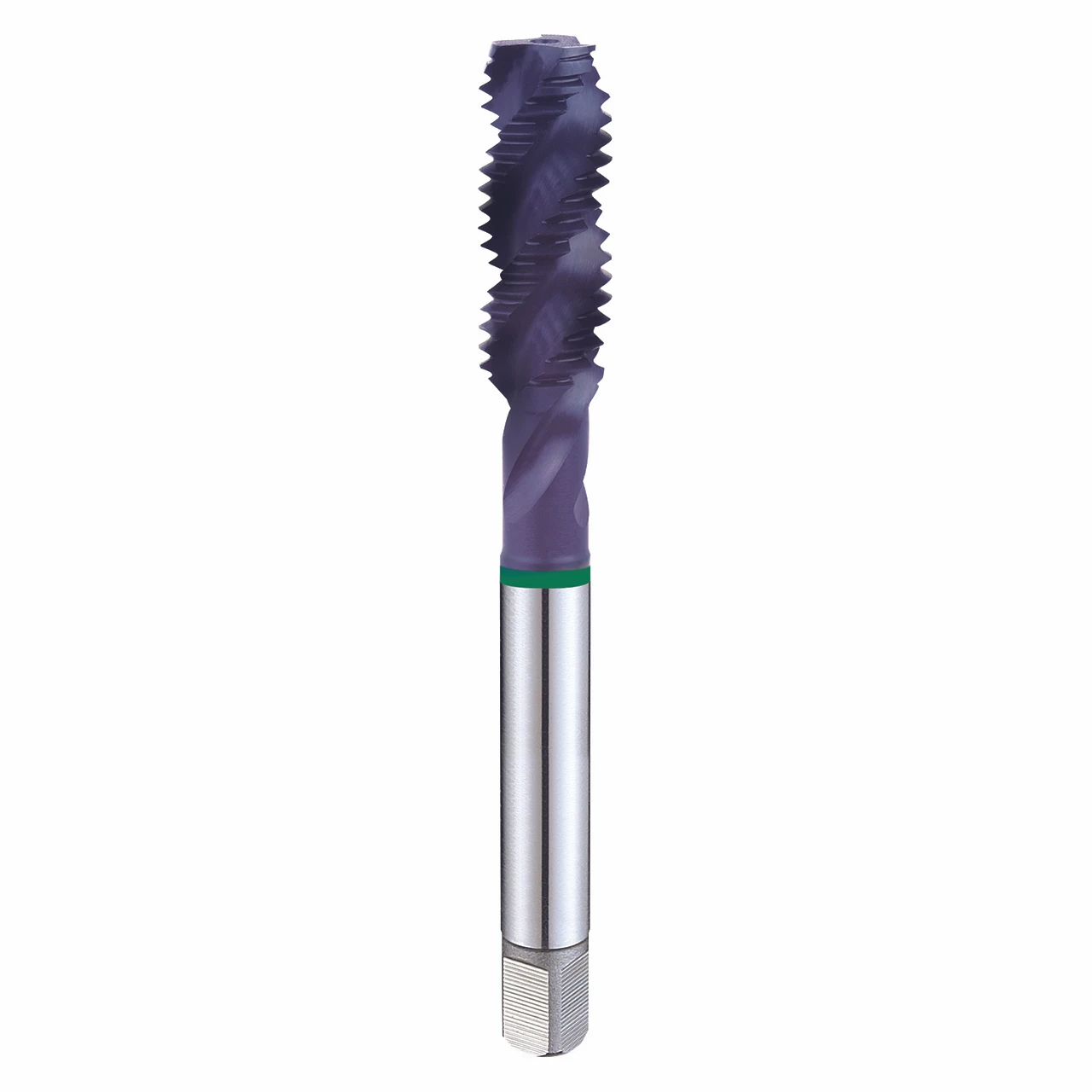 YG1 TCB784S | 1-8 Size 1.0000" Diameter x 0.8000" Shank x 5.1300" OAL 4 Flute Oxide Coated HSS-EX Spiral Flute Bottom Tap