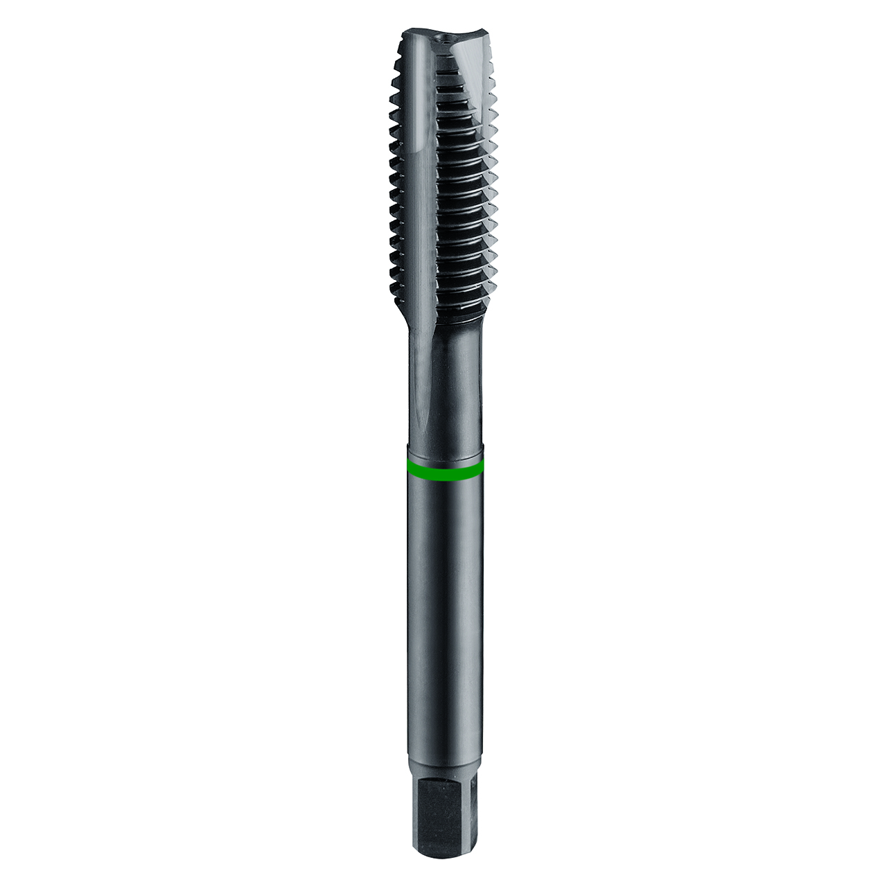 YG1 TCG203S | M3x0.5 Size 0.1181" Diameter x 0.1410" Shank x 1.9400" OAL 3 Flute Oxide Coated HSS-EX Spiral Point Tap