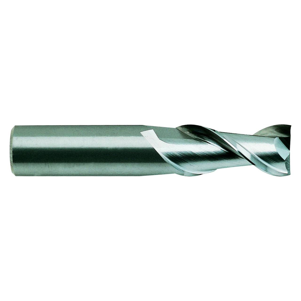 YG1 08584TN | 3/8" Diameter x 3/8" Shank x 1-1/8" LOC x 3" OAL x 30 Degree Helix Angle 4 Flute TiN Coated Carbide E5012 Square End Mill