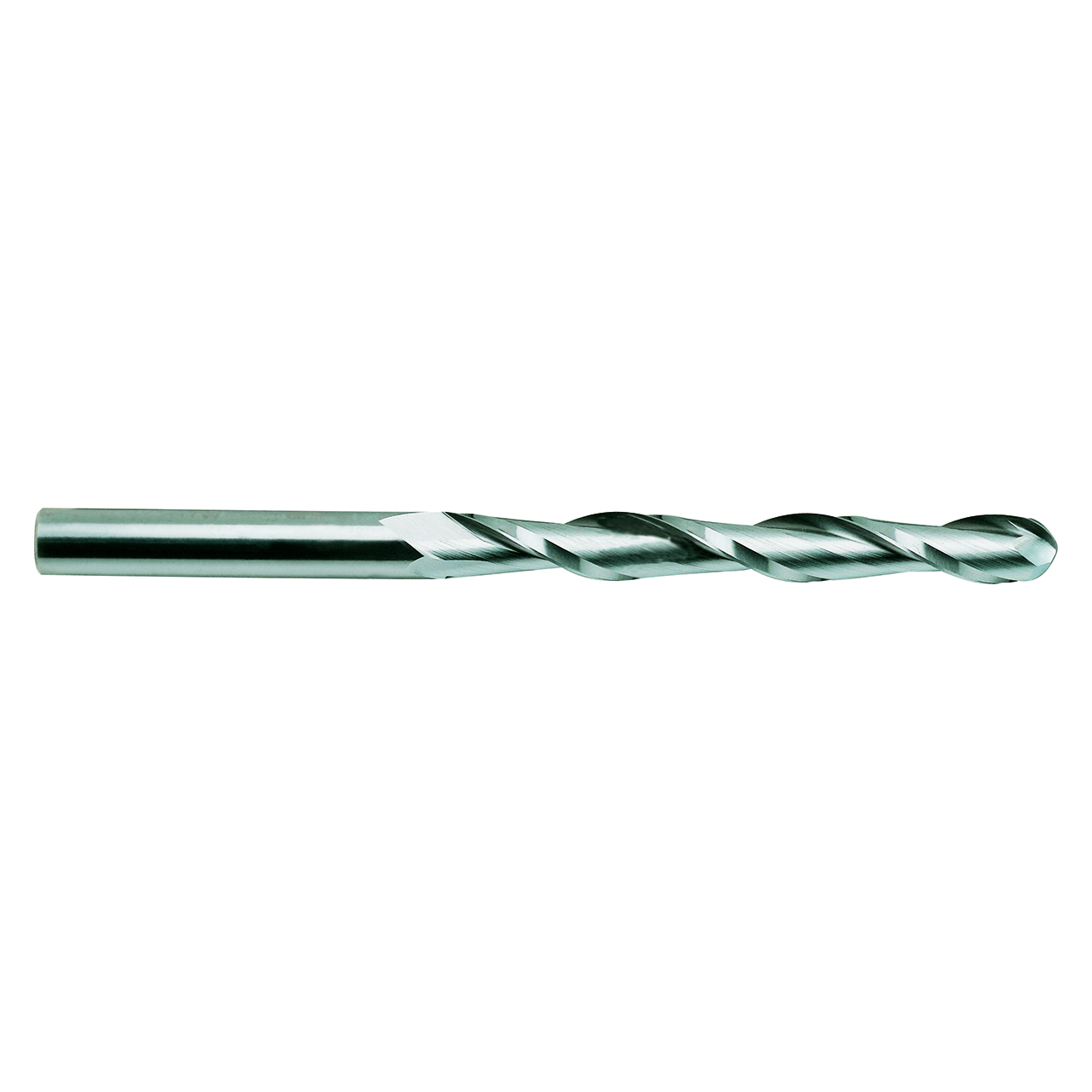 YG1 52595TN | 5/8" Diameter x 5/8" Shank x 3" LOC x 6" OAL x 5/16" Radius x 30 Degree Helix Angle 2 Flute TiN Coated Carbide E5018 Ball End Mill