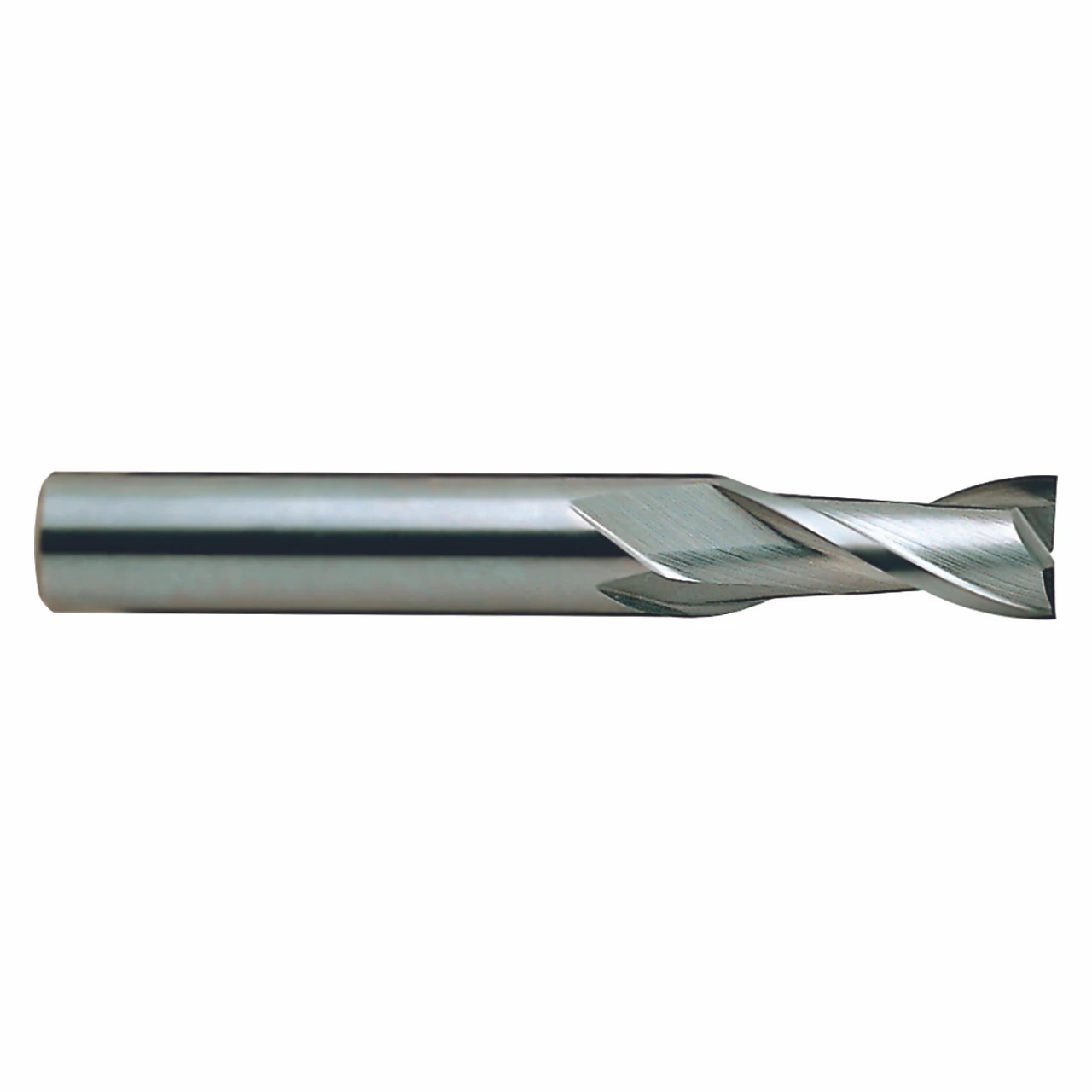 YG1 01552TF | 0.031" Diameter x 0.125" Shank x 0.078" LOC x 1.500" OAL 30 Degree Helix Angle 2 YG Tylon F Coated Carbide Square End Mill