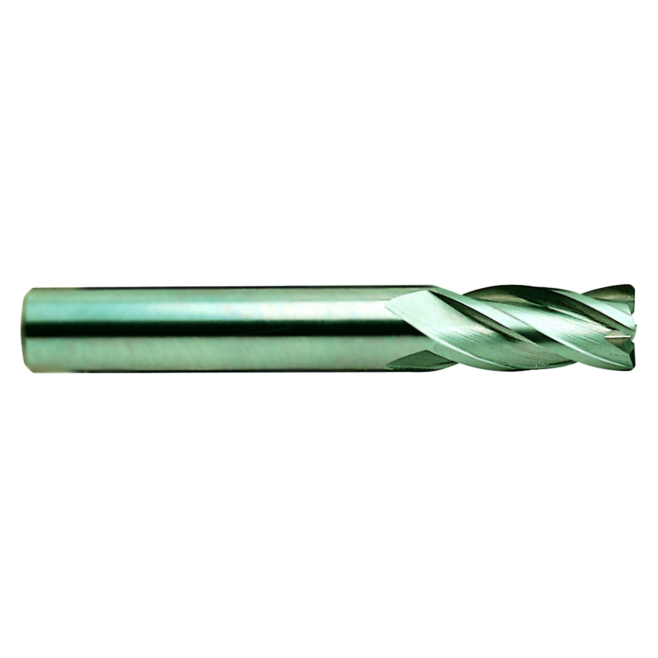 YG1 07576TC | 9/32" Diameter x 5/16" Shank x 3/4" LOC x 2-1/2" OAL x 30 Degree Helix Angle 4 Flute TiCN Coated Carbide E5021 Square End Mill