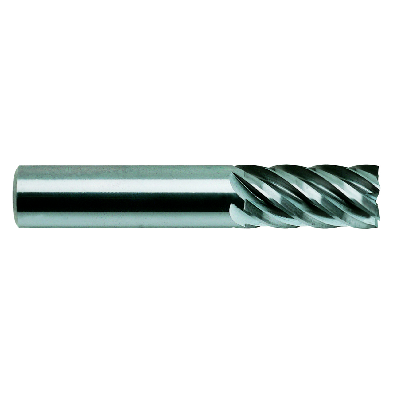 YG1 84593TH | 1/2" Diameter x 1/2" Shank x 1" LOC x 3" OAL x 40 Degree Helix Angle 6 Flute Hardslick Coated Carbide E5058 Square End Mill