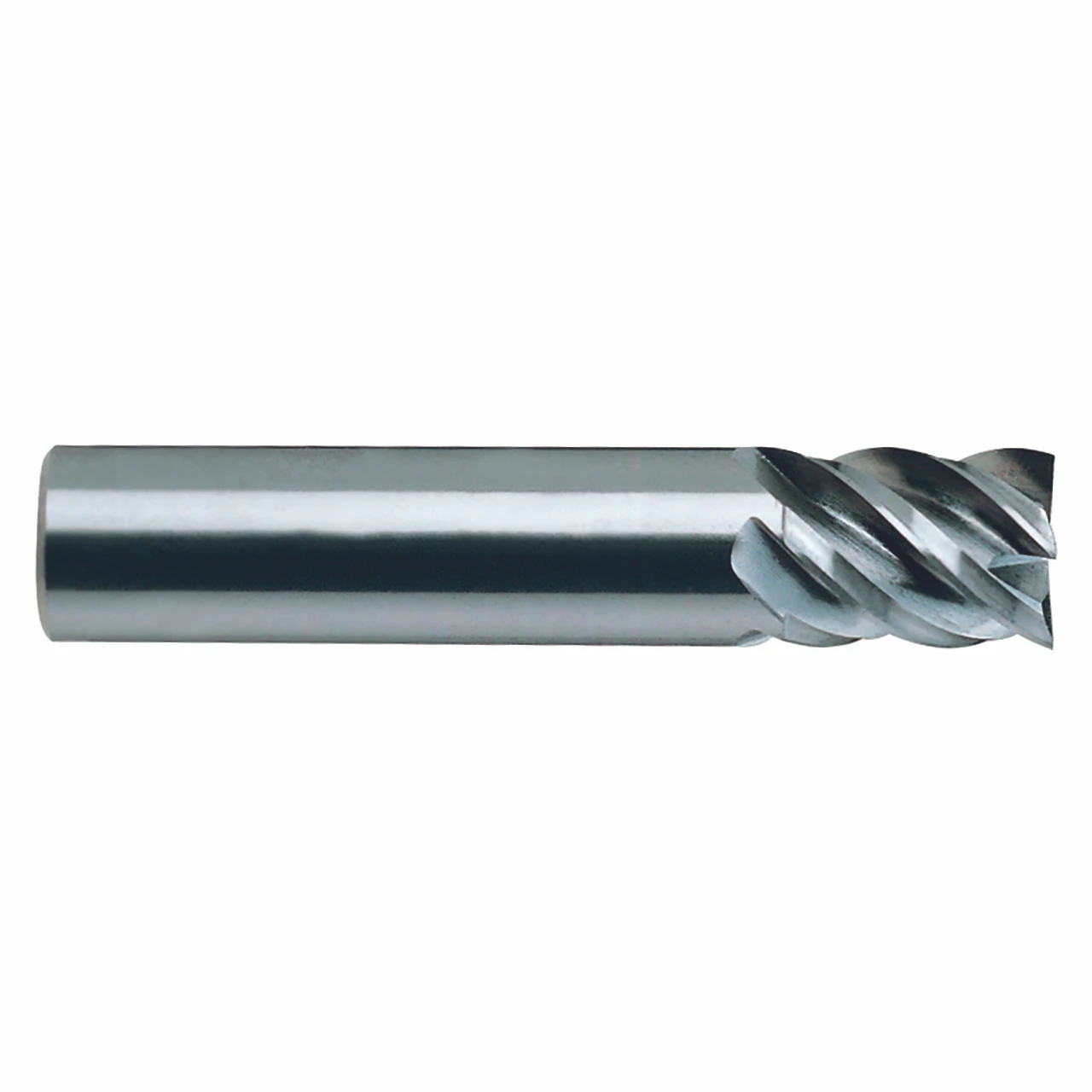 YG1 85598TE | 0.750" Diameter x 0.750" Shank x 1.000" LOC x 3.000" OAL x 45 Degree Helix Angle 5 TiALN-E Coated Carbide Square End Mill
