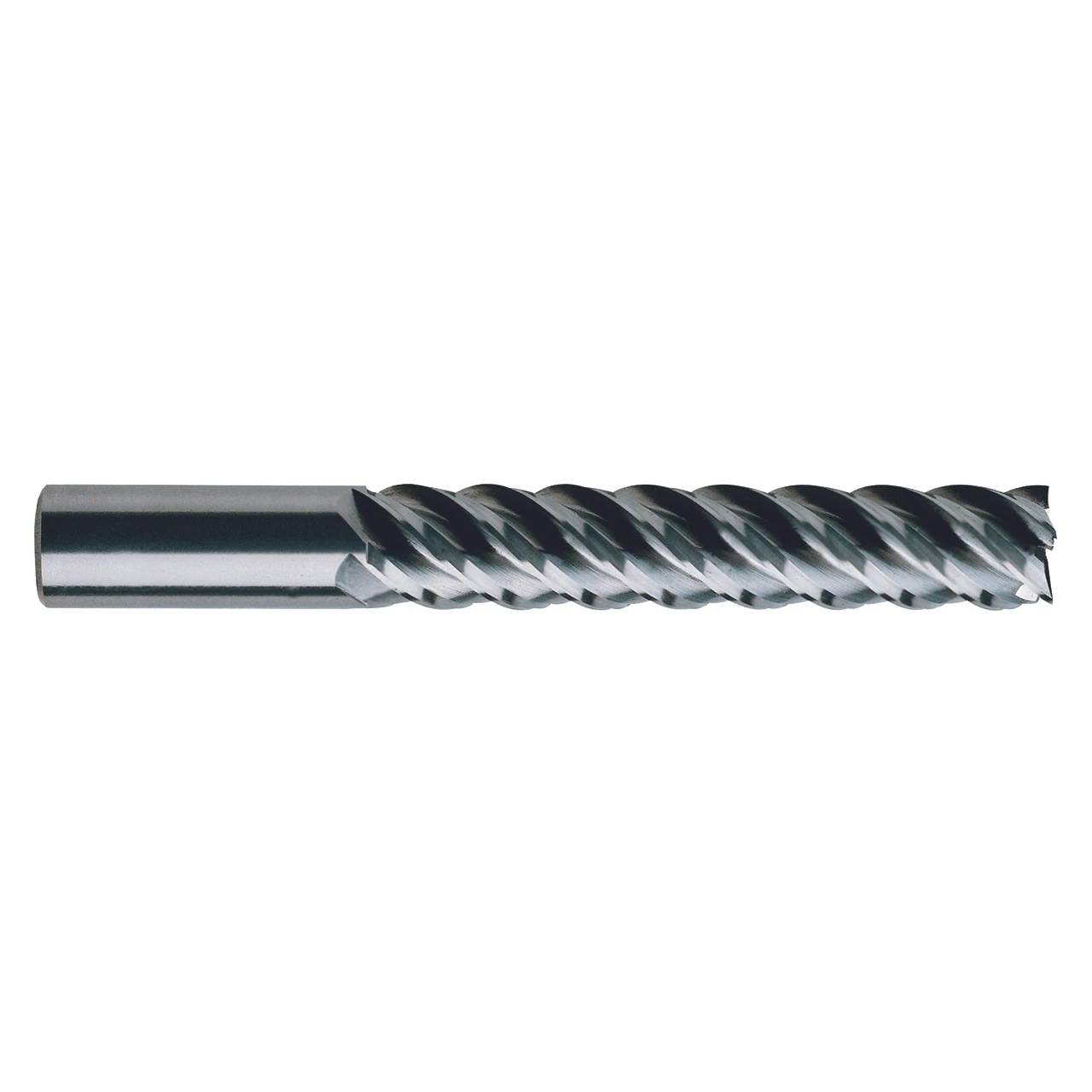 YG1 59593TF | 1/2" Diameter x 1/2" Shank x 3-1/8" LOC x 6" OAL x 45 Degree Helix Angle 5 Flute YG Tylon F Coated Carbide E5073 Square End Mill