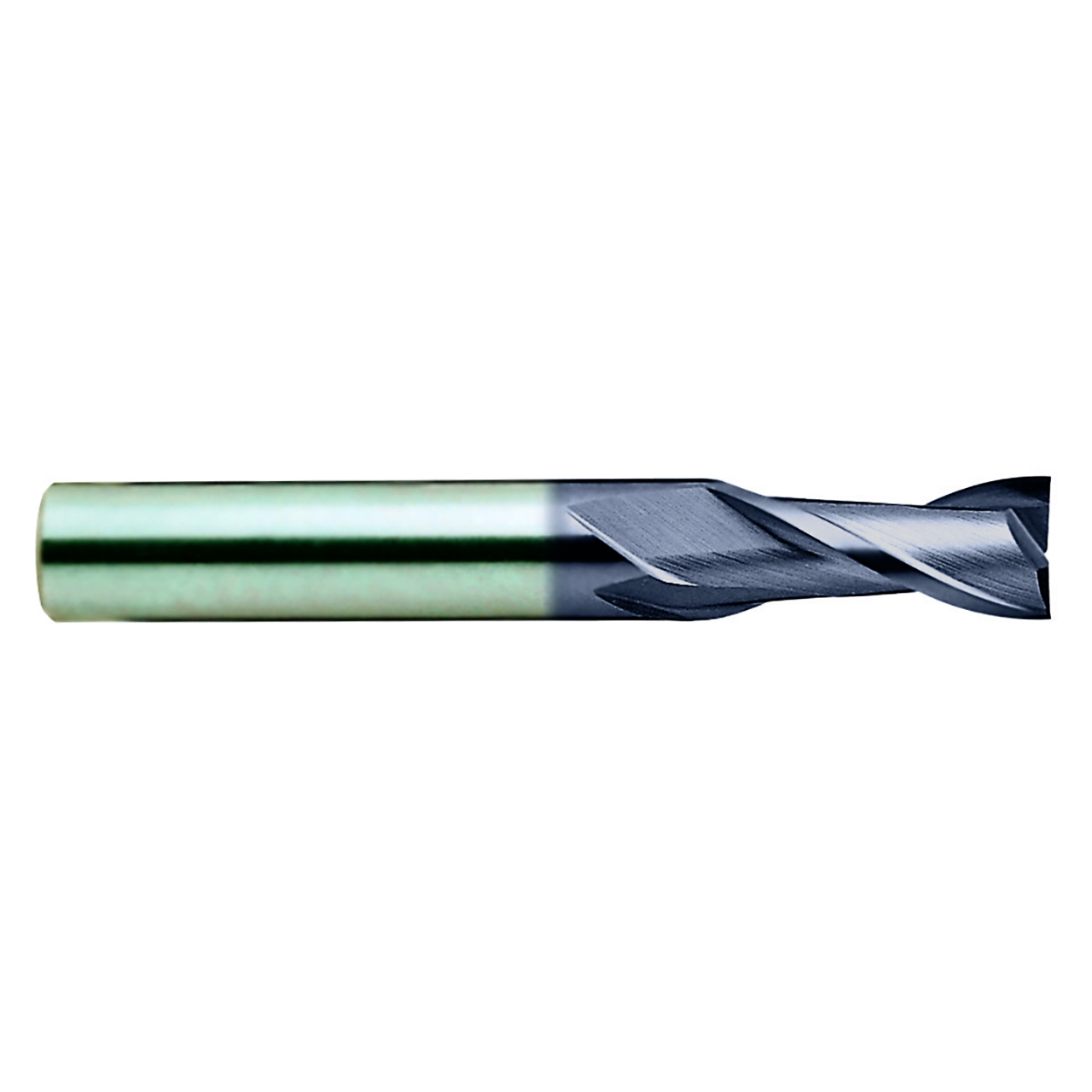 YG1 EH527100 | 0.3900" Diameter x 0.3937" Shank x 0.7480" LOC x 2.8346" OAL 2 Flute YG-Tylon F Coated Carbide Square End Mill