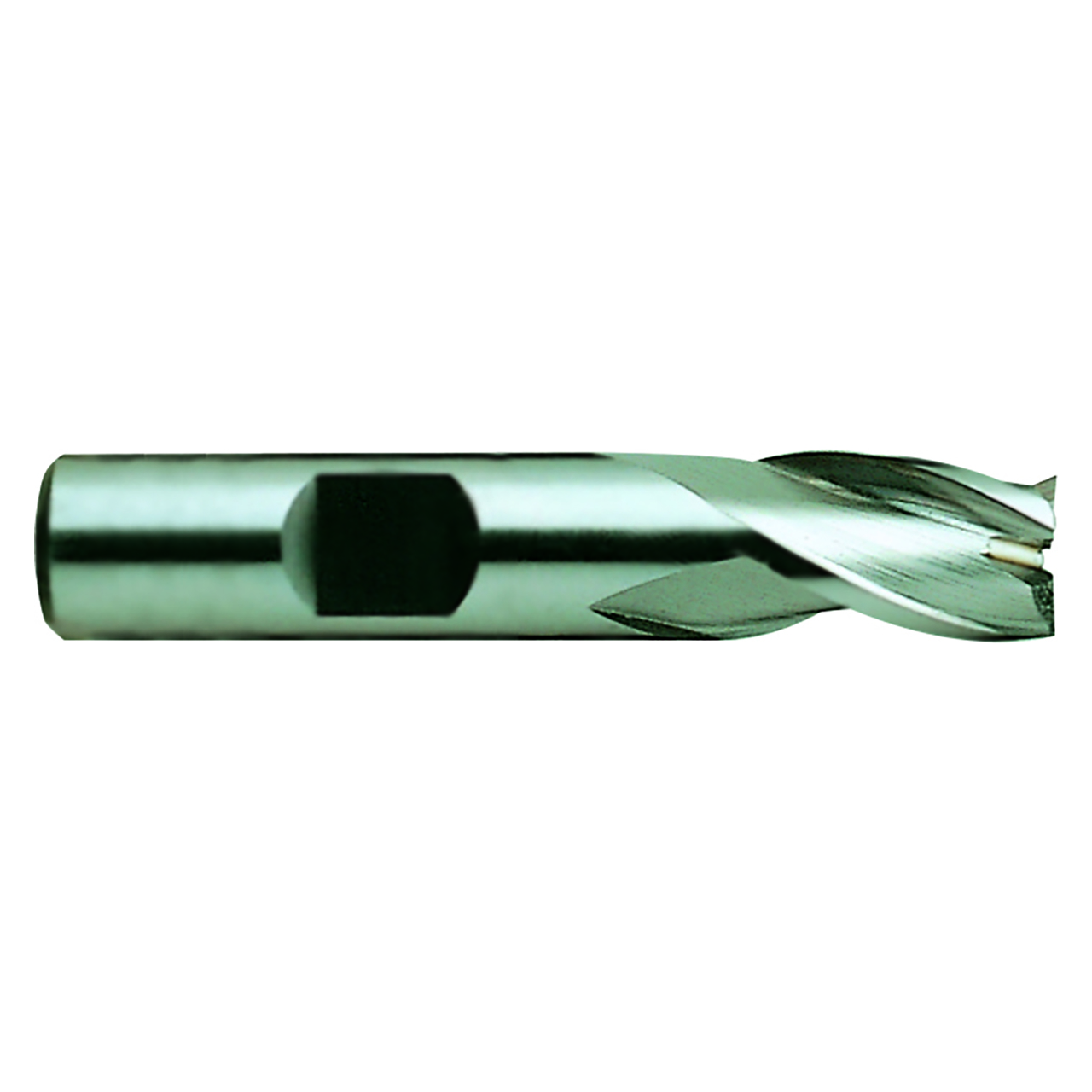 YG1 22273 | 3/16" Diameter x 1/4" Shank x 9/32" LOC x 1-11/32" OAL x 30 Degree Helix Angle 3 Flute Bright Coated HSSCo8 E2160 Square End Mill