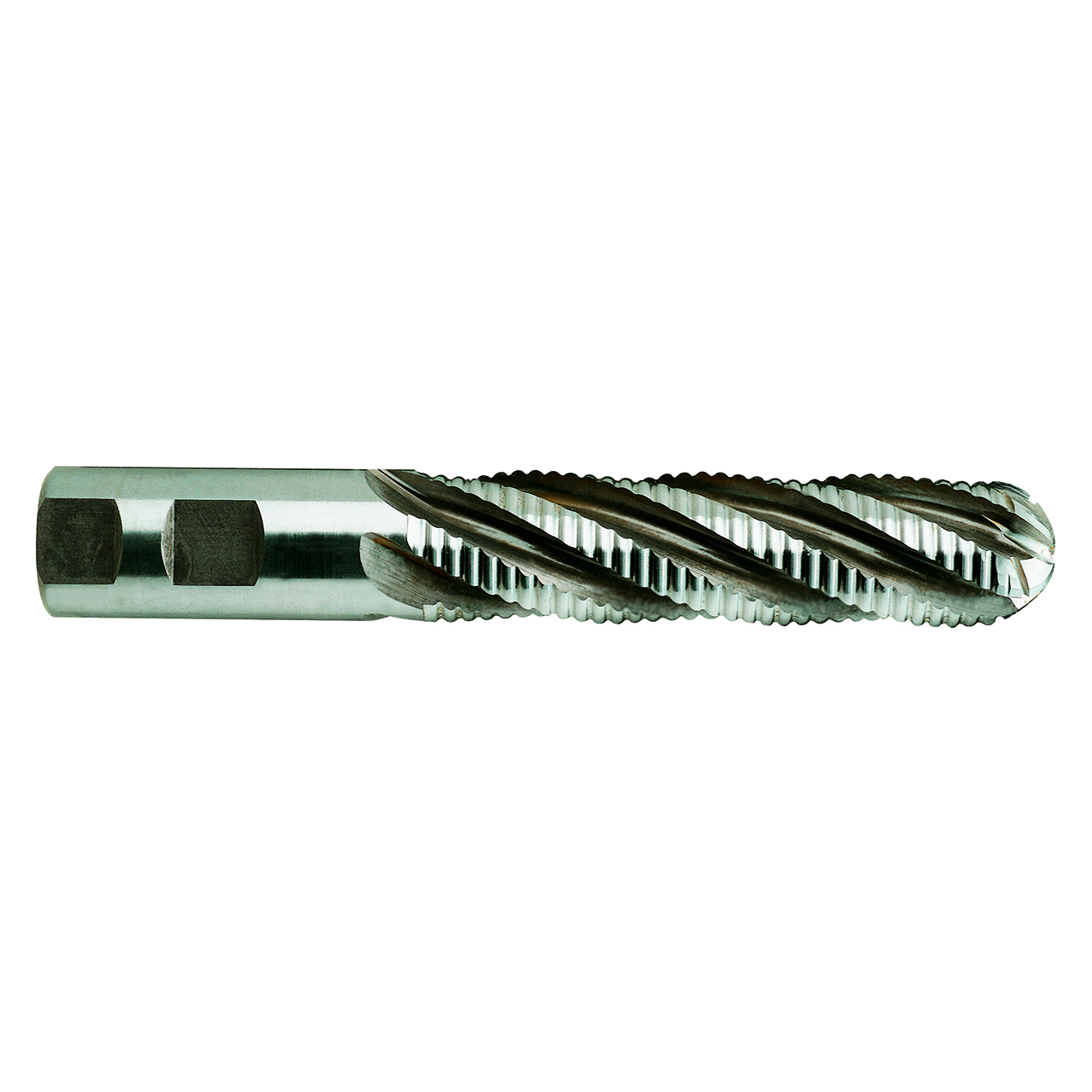 YG1 68321 | 1/2" Diameter x 1/2" Shank x 1-1/4" LOC x 3-1/4" OAL x 1/4" Radius x 30 Degree Helix Angle 4 Flute Bright Coated HSSCo8 E2193 Ball Nose End Mill