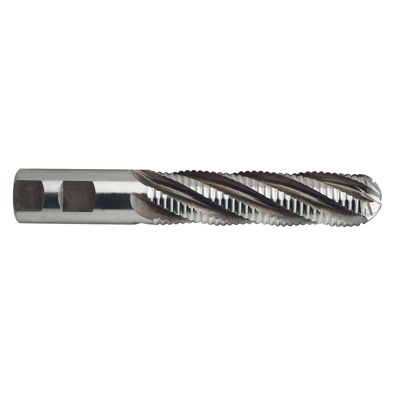 YG1 69321 | 1/2" Diameter x 1/2" Shank x 2-1/2" LOC x 4-1/2" OAL x 1/4" Radius x 30 Degree Helix Angle 4 Flute Bright Coated HSSCo8 E2125 Long Ball Nose End Mill