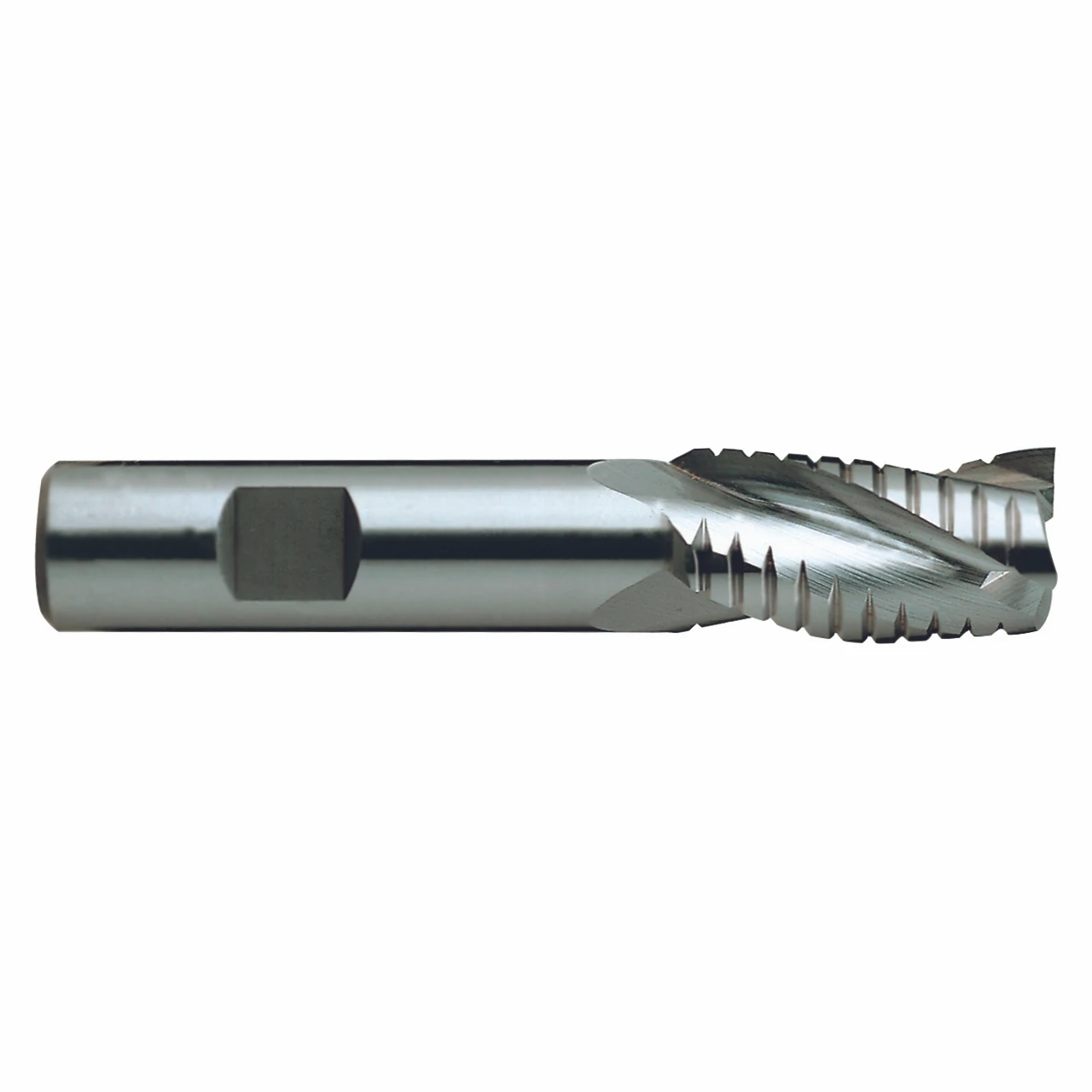 YG1 73358CN | 0.7500" Diameter x 0.6250" Shank x 3.7500" OAL x 1.6250" LOC 4 Flute TiN Coated HSSCo8 Tooth Rougher Square End Mill