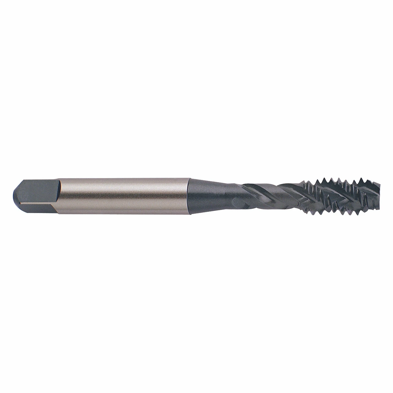 YG1 F8665 | 5/8"-18 Size 0.6250" Diameter x 0.4800" Shank x 3.8100" OAL 4 Flute TiN Coated HSS"-V Spiral Flute Bottom Tap