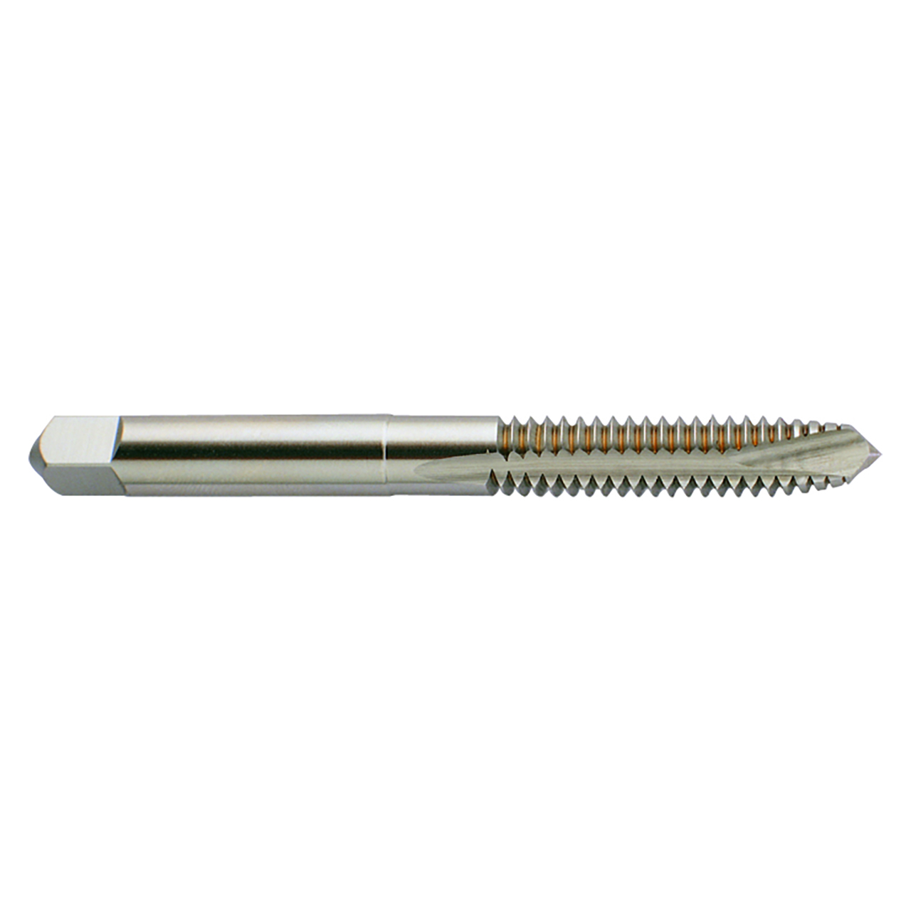 YG1 J1603 | UNC 9/16" - 12 Size x 10.90mm Shank x 42.16mm Thread Length x 91.19mm OAL H3 3 Flute TiN Coated HSSE-V3 J1 Spiral Point Tap