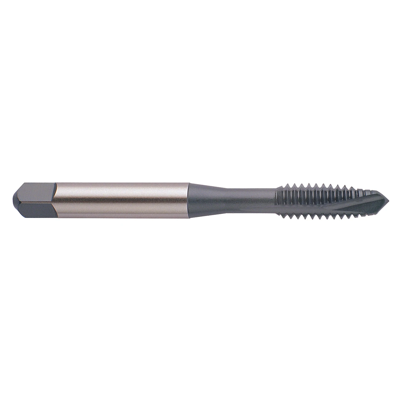 YG1 T6216623 | UNF 9/16" - 18 Size x 10.90mm Shank x 42.16mm Thread Length x 91.19mm OAL H3 3 Flute Oxide Coated HSS T6216 Spiral Point Tap