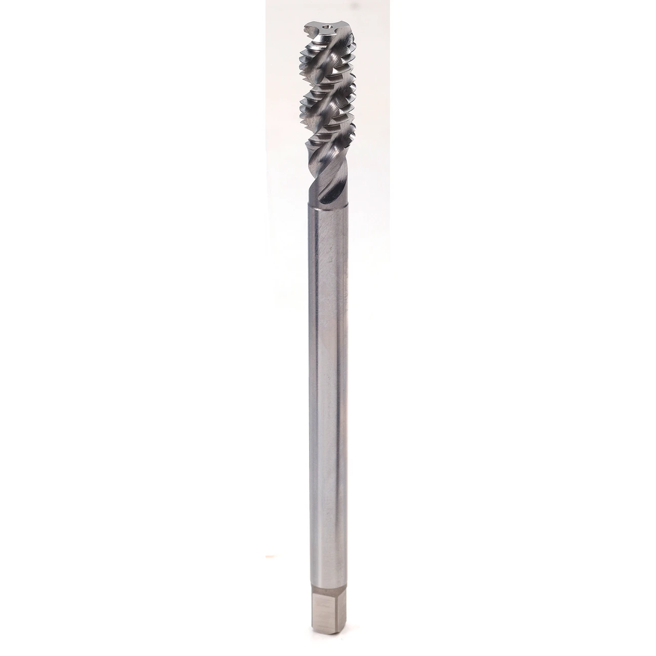 YG1 F5485 | UNC 3/8" - 16 Size x 9.68mm Shank x 14.00mm Thread Length x 74.68mm OAL x 50 Degree Helix Angle H5 3 Flute Oxide Coated HSS-V F5 Spiral Flute Bottom Tap