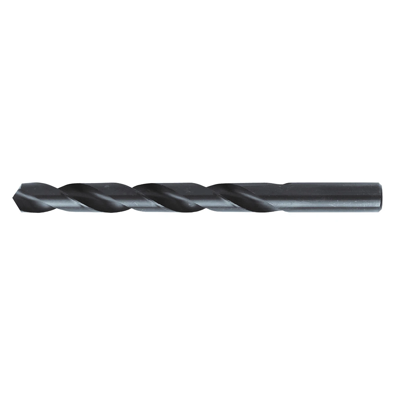 Nachi 0011985 | 1/2" Diameter x 1/2" Shank x 6.00mm OAL 2 Flute Black Oxide Coated High Speed Steel Jobber Drill Bit