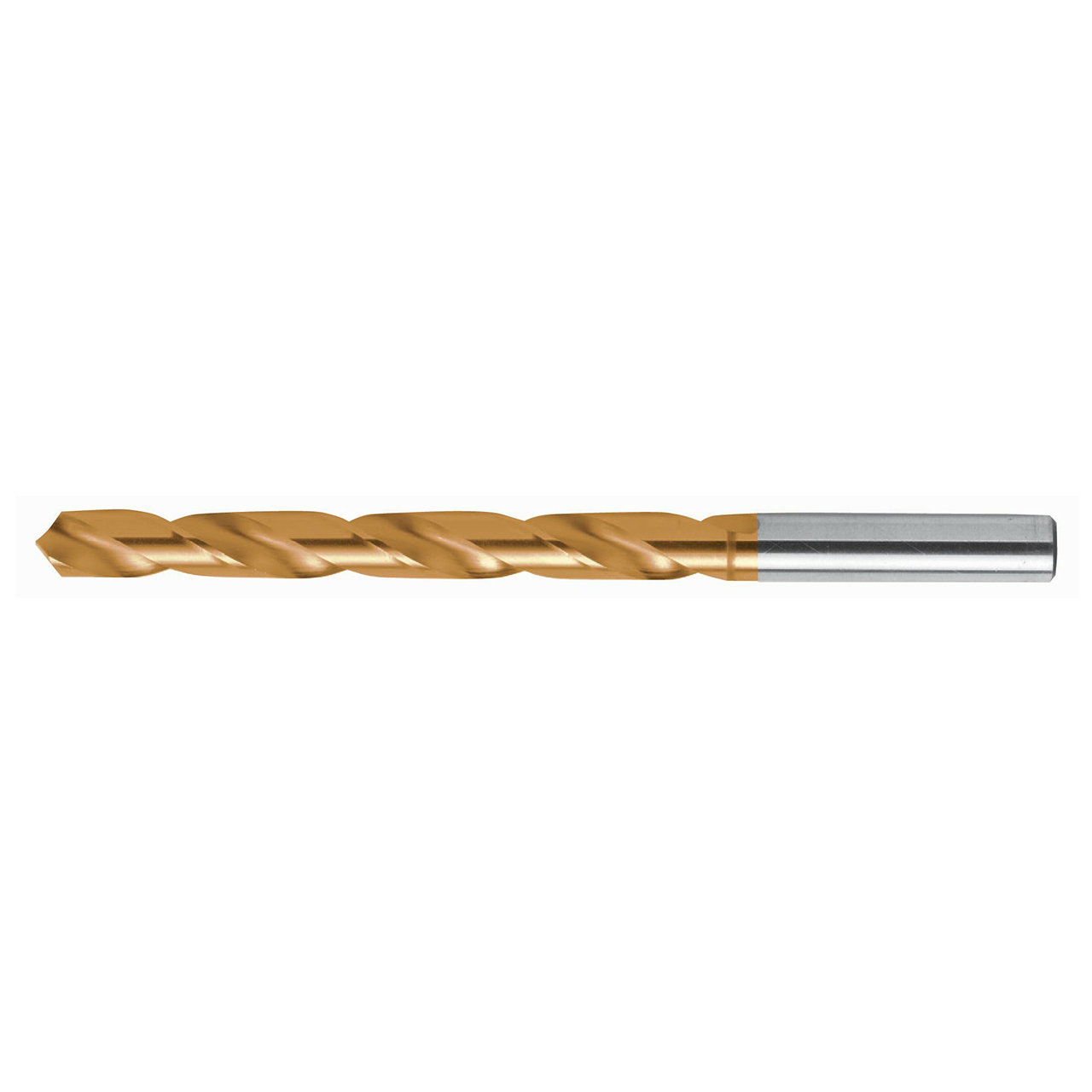 Nachi 1001068 | #51 Diameter x #51 Shank x 2.00mm OAL 2 Flute Tin Coated High Speed Steel Jobber Drill Bit